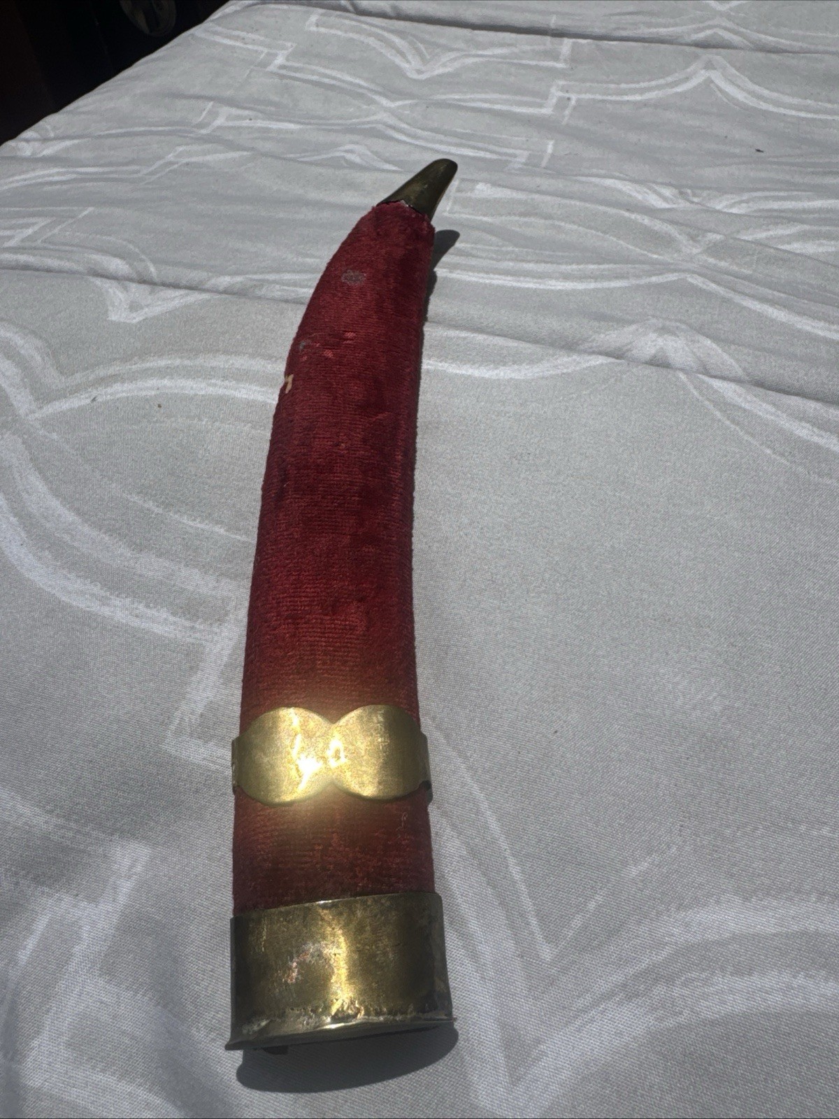 Vintage Arabian Indo Persian Jambiya Knife With Sheath Made in INDIA
