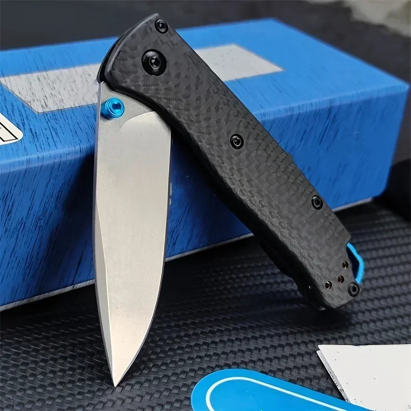 5333 Mini Bugout Style Carbon Fiber Folding Knife Drop-Point
