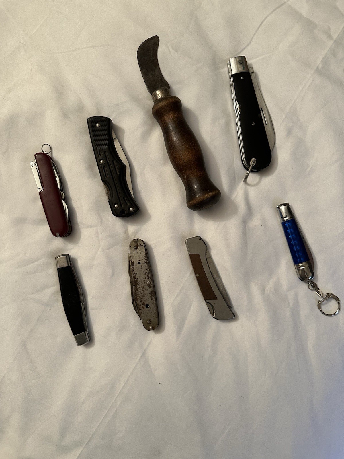 Lot Of 8 Vintage Pocket Knives KBar Imperial Armstrong Antique Knives