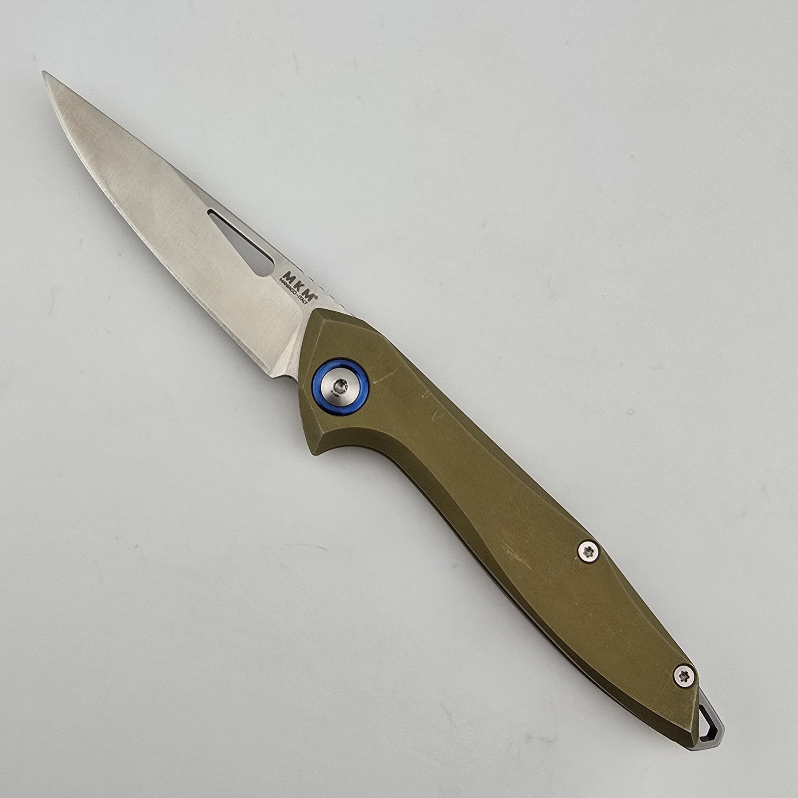 MKM Cellina Folding Knife Drop Point M390 Bronze Titanium Slip Joint MY02-TBR