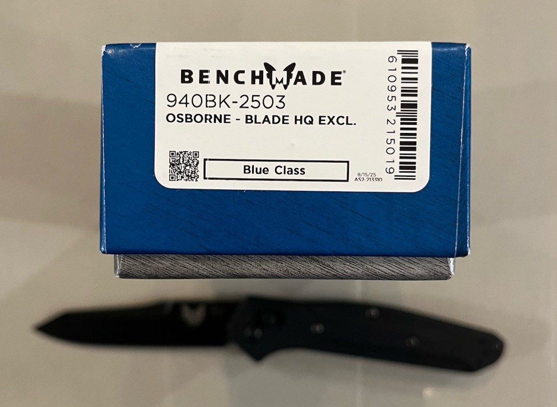 2025 BENCHMADE 940BK-2503 M4 LTD BLADE HQ EXCLUSIVE!!