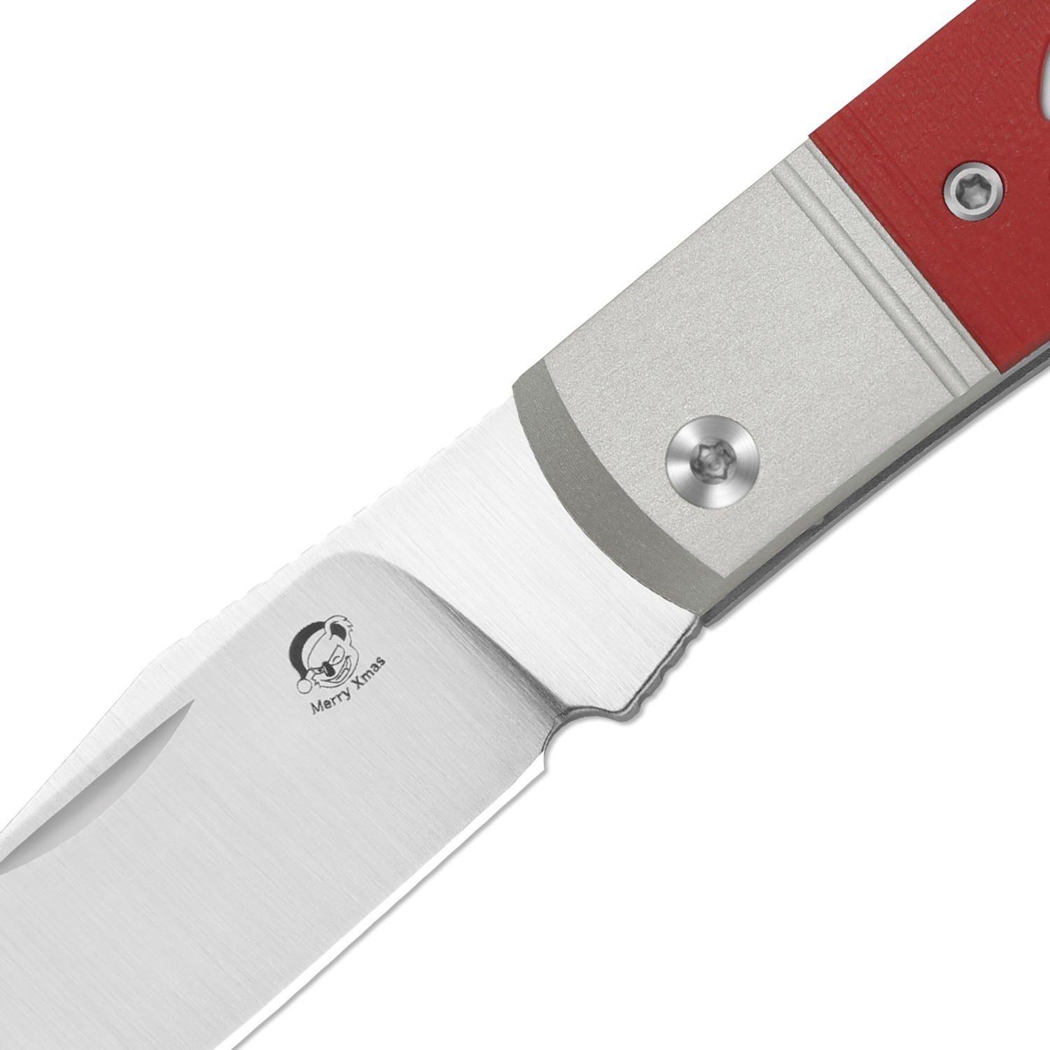 Kizer Trestle Christmas Folding Pocket Knife 14C28N Blade Aluminum & G10 Handle