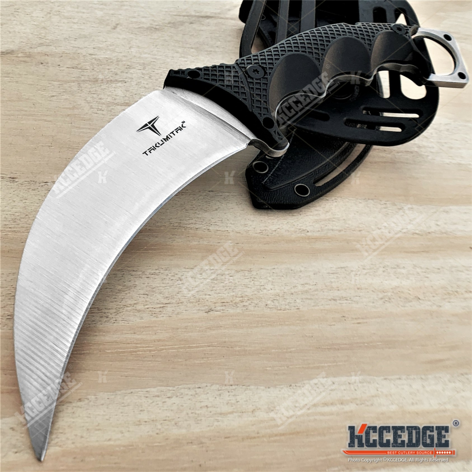 9″ Full Tang Fixed Blade Knife Tactical Karambit Survival Knives