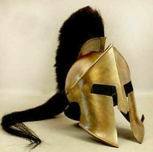 Spartan 300 king Leonidas helmet plume Greek helmet Larp Replica home decorative