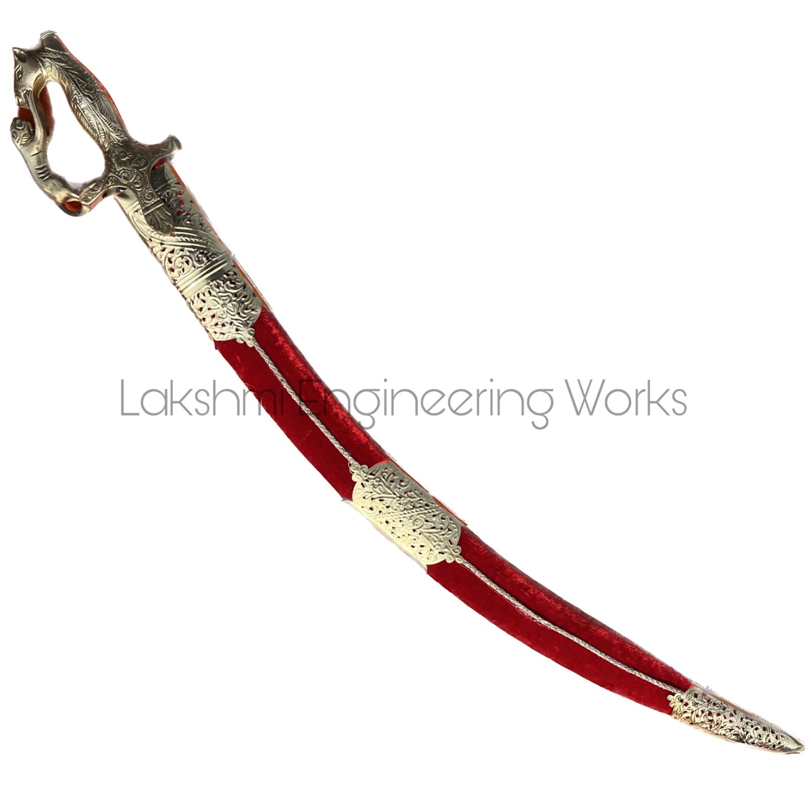 RED TEGA- INDIAN WEDDING TALWAAR, GROOM SWORD, UNIQUE COLLECTION