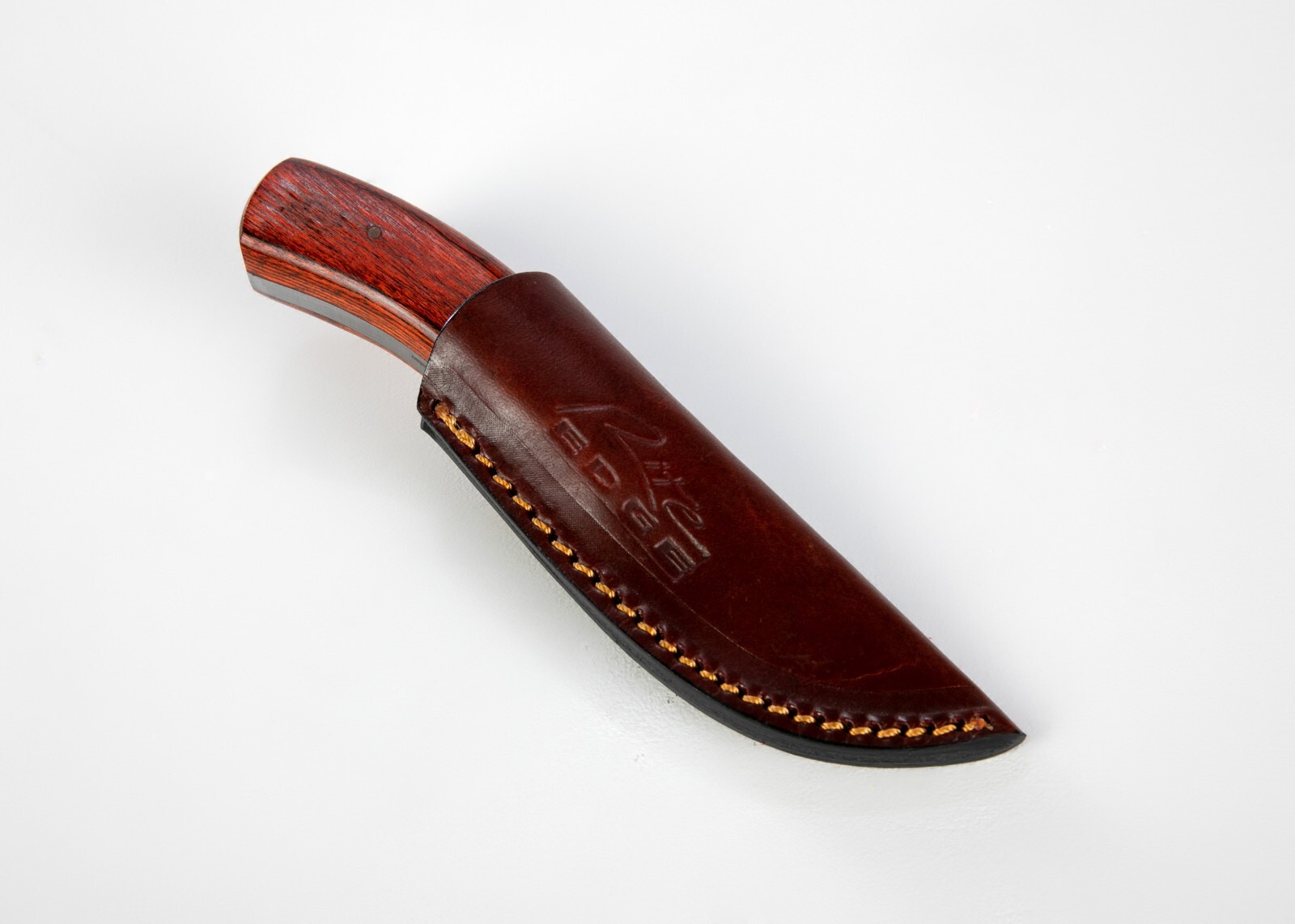 Sawmill Compact 5.5″ Skinner, Hardwood Handle, Leather Sheath – Rugged, Sharp!