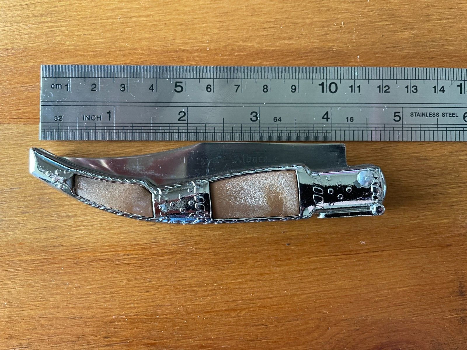 3.8” Arabian Style Folding Pocket Knife Navaja Handcrafted in Spain – USA Seller