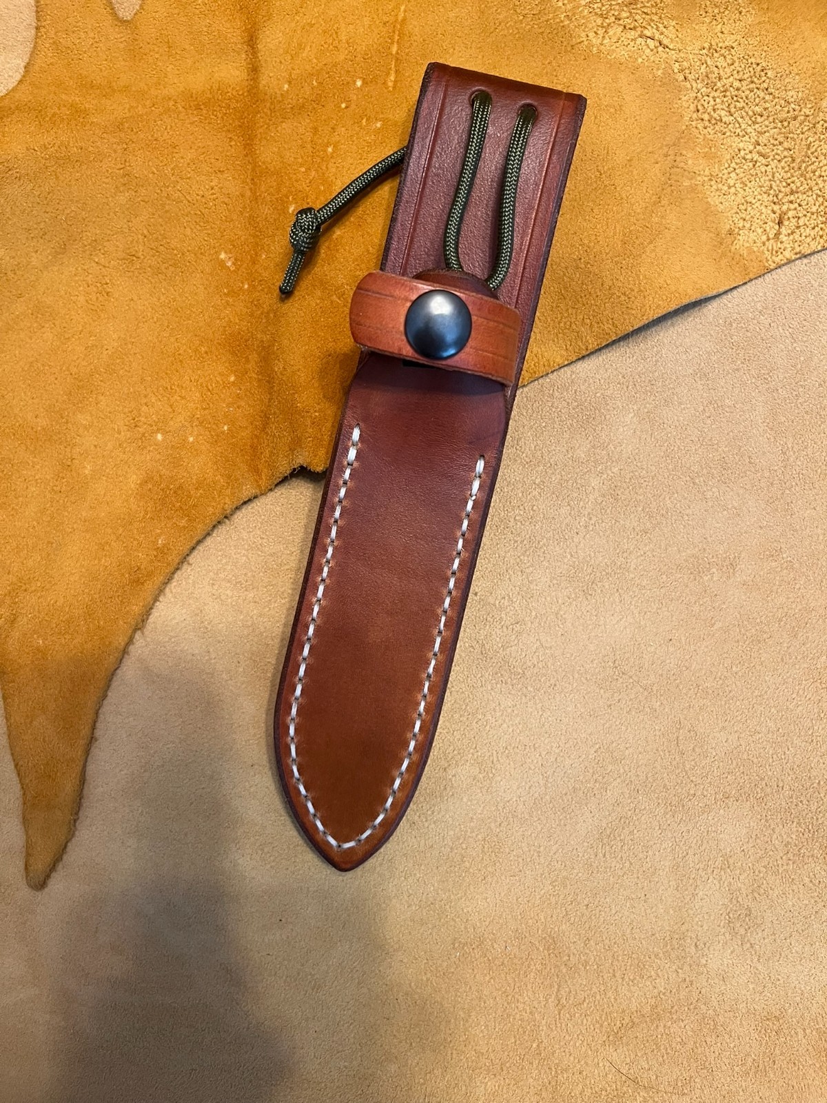 CUSTOM LEATHER SHEATH FITS PUMA HUNTERS PAL CASE WESTERN **SHEATH ONLY**