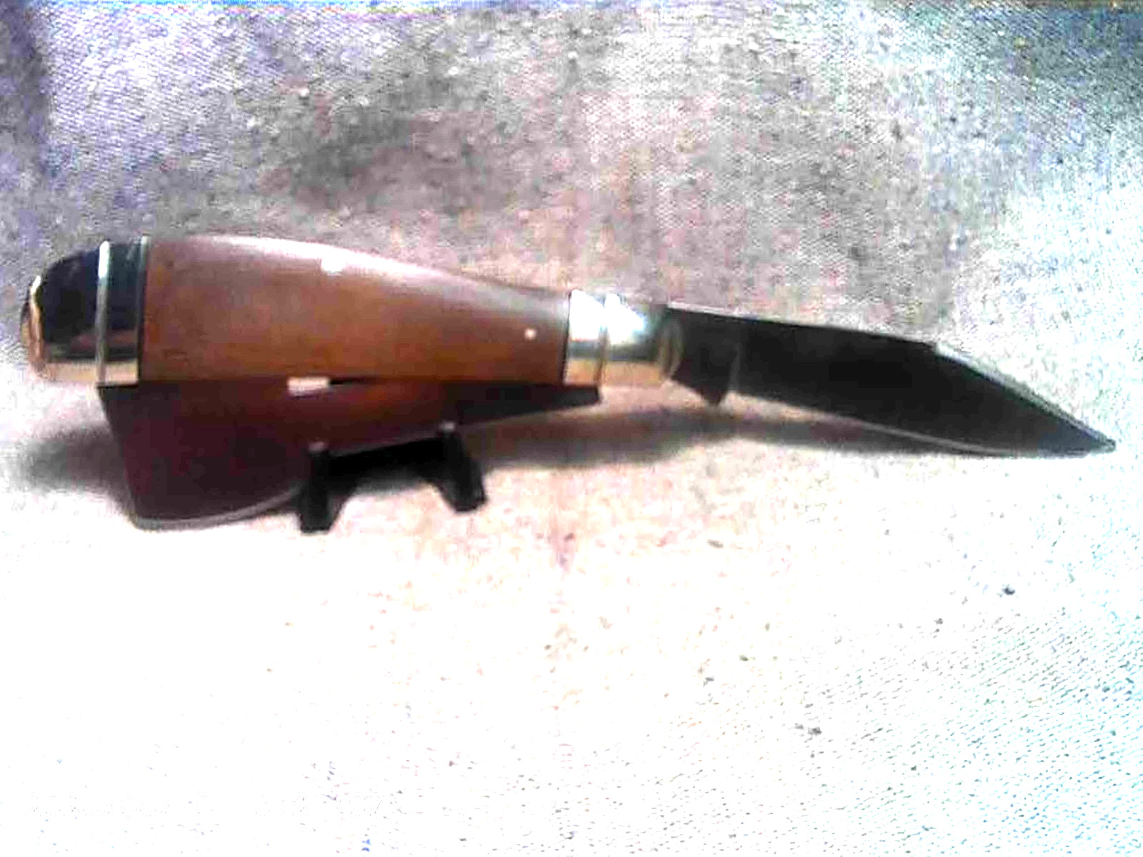 Rough Ryder Pocket Chopper Folding Knife Hatchet Brown Tater Skin Micarta RR2339