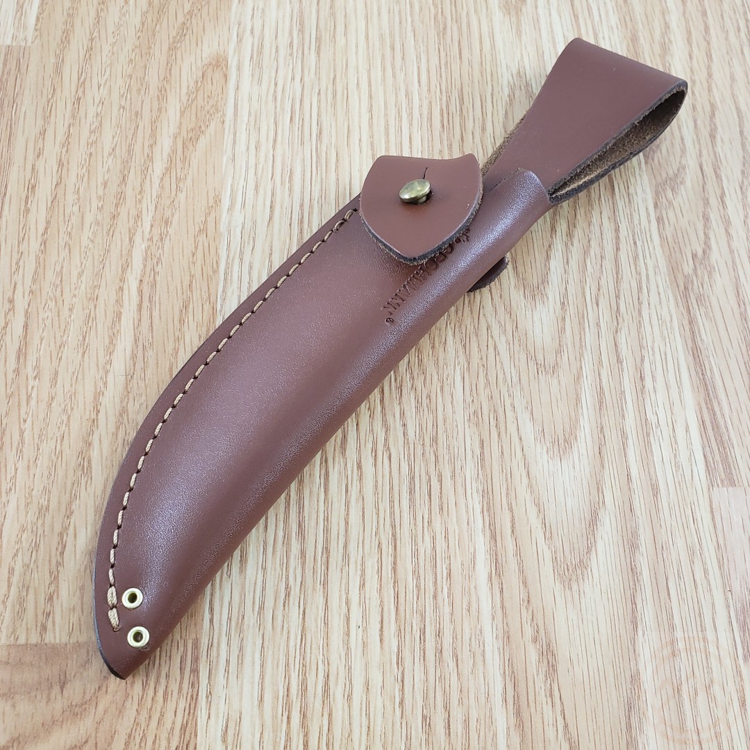 Grohmann Survival Fixed Knife 5.5″ Carbon Steel Full Tang Blade Micarta Handle
