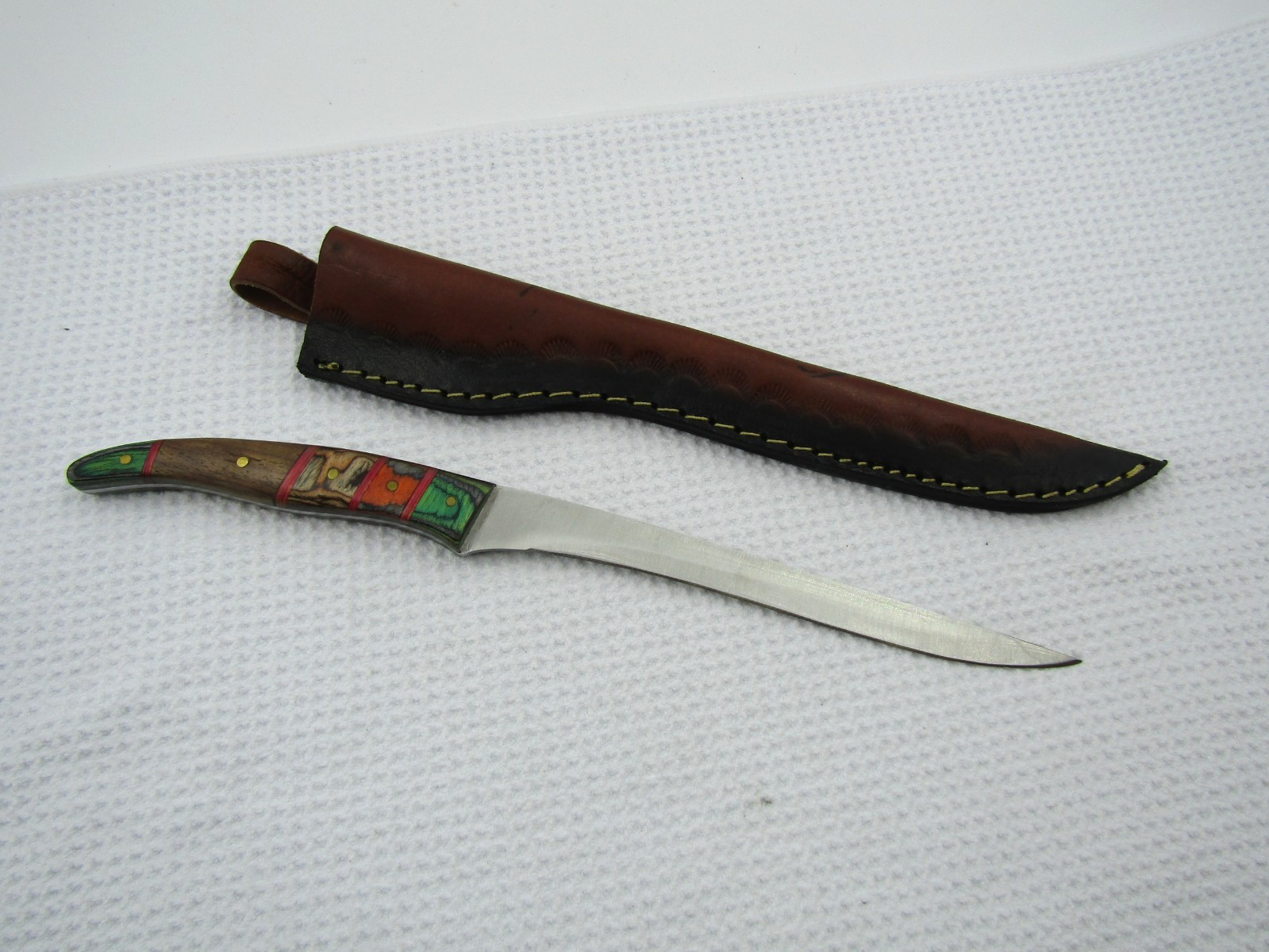 Cutlery Salvation Custom Made Steel Knife 11 1/2″ with Sheath
