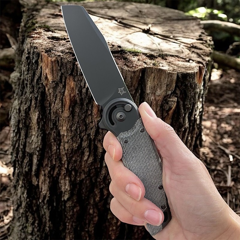 Fox Knives Metamorphosis FX-556 M390 Stainless Steel Radius Lock Folding Knife