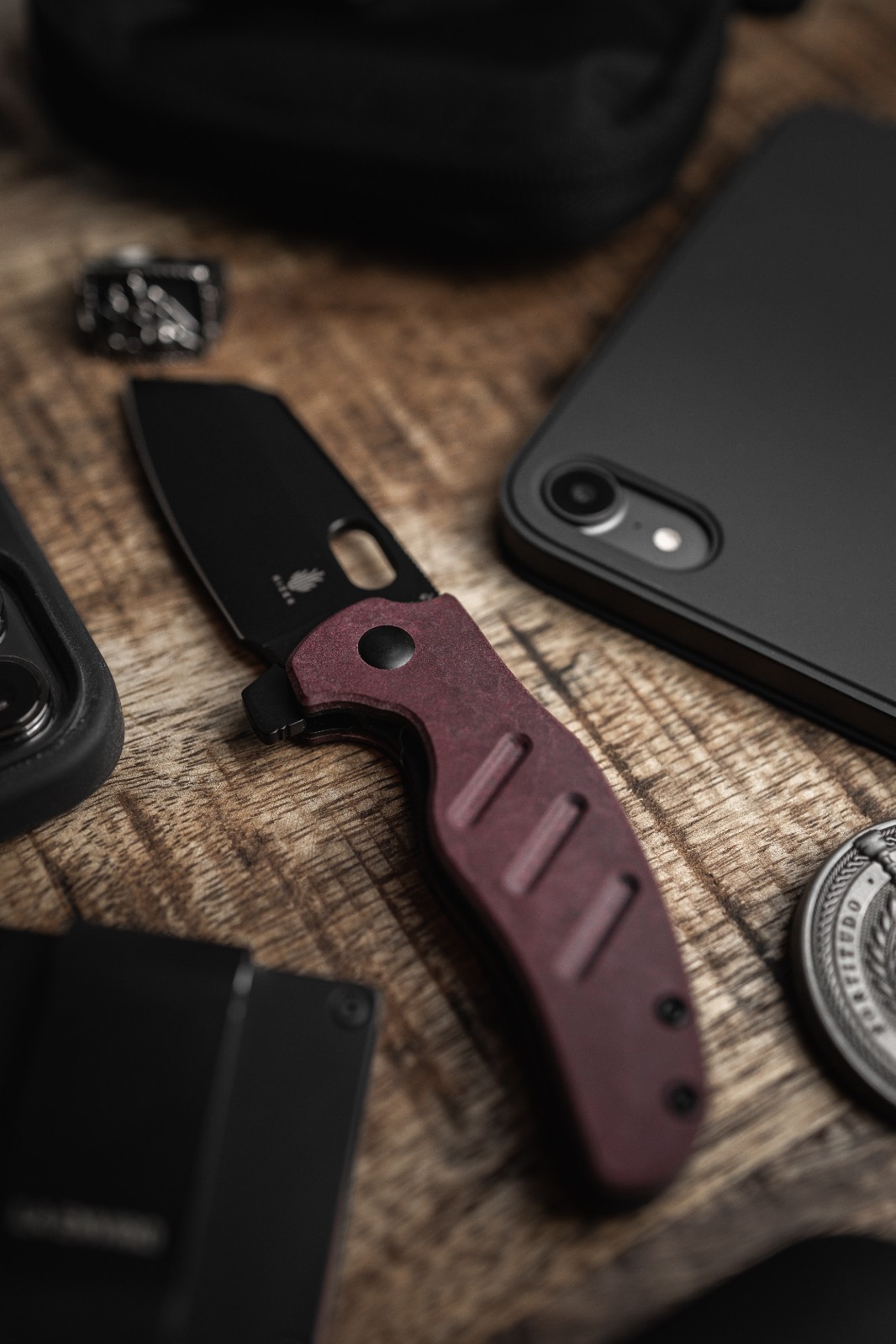 Kizer Mini Sheepdog C01C EDC Folding Pocket Knife 4V Blade Richlite Handle