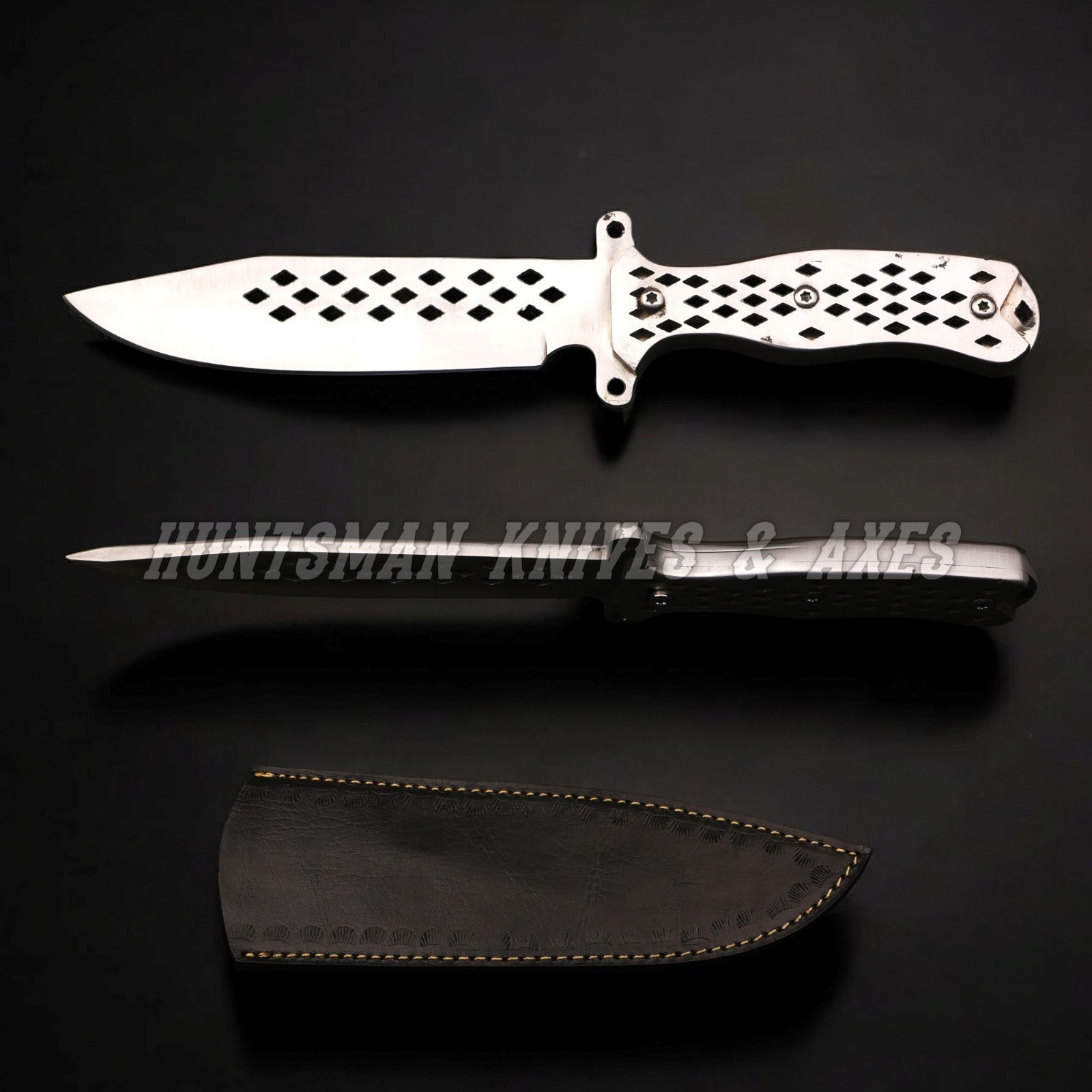 Custom Forged Spring Steel Daryl Dixon Diamond cuts Walking Dead knife REPLICA