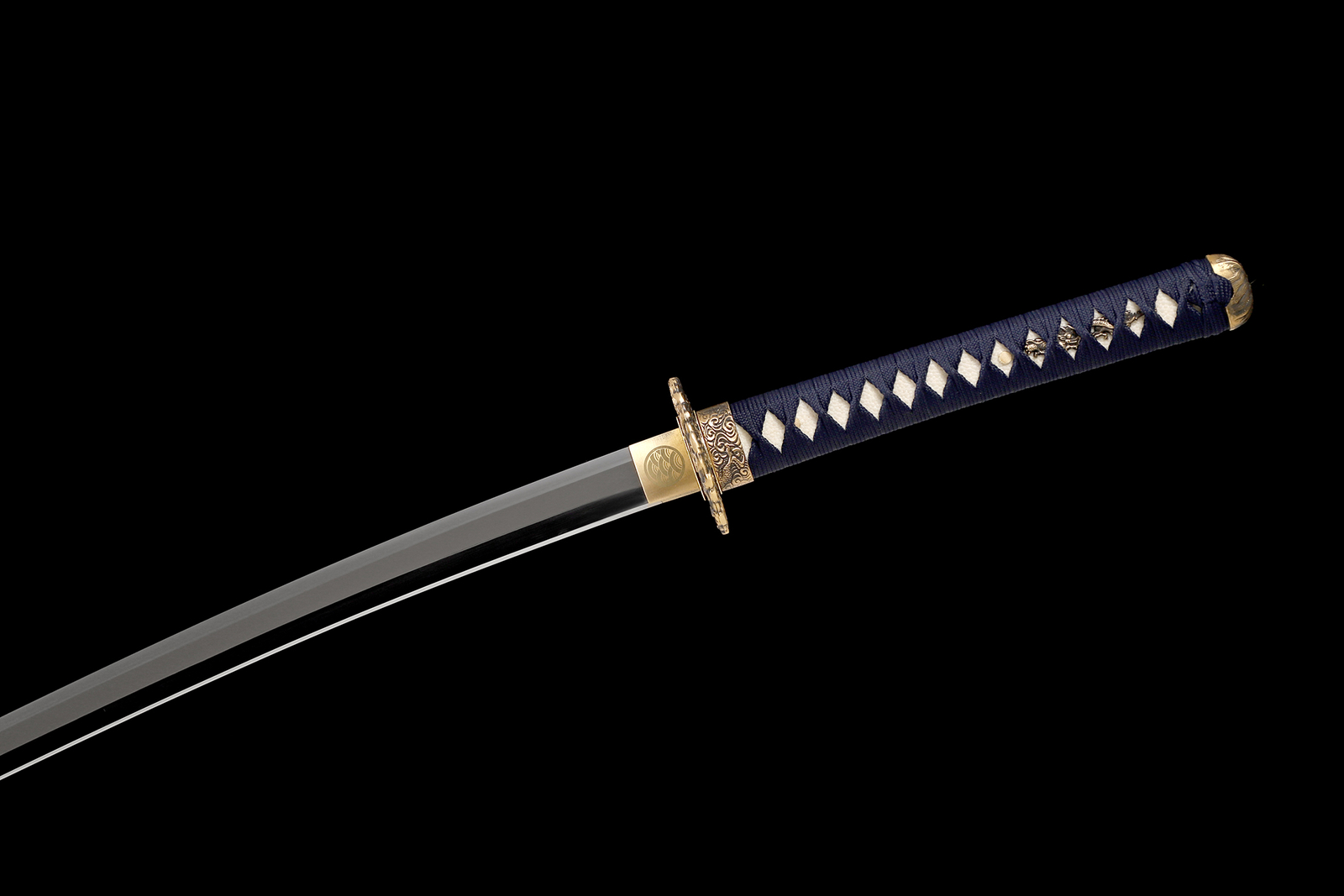 Katana Sword Clay Tempered L6 Steel Suguha Hamon (直刃) Samurai Sword Full Tang