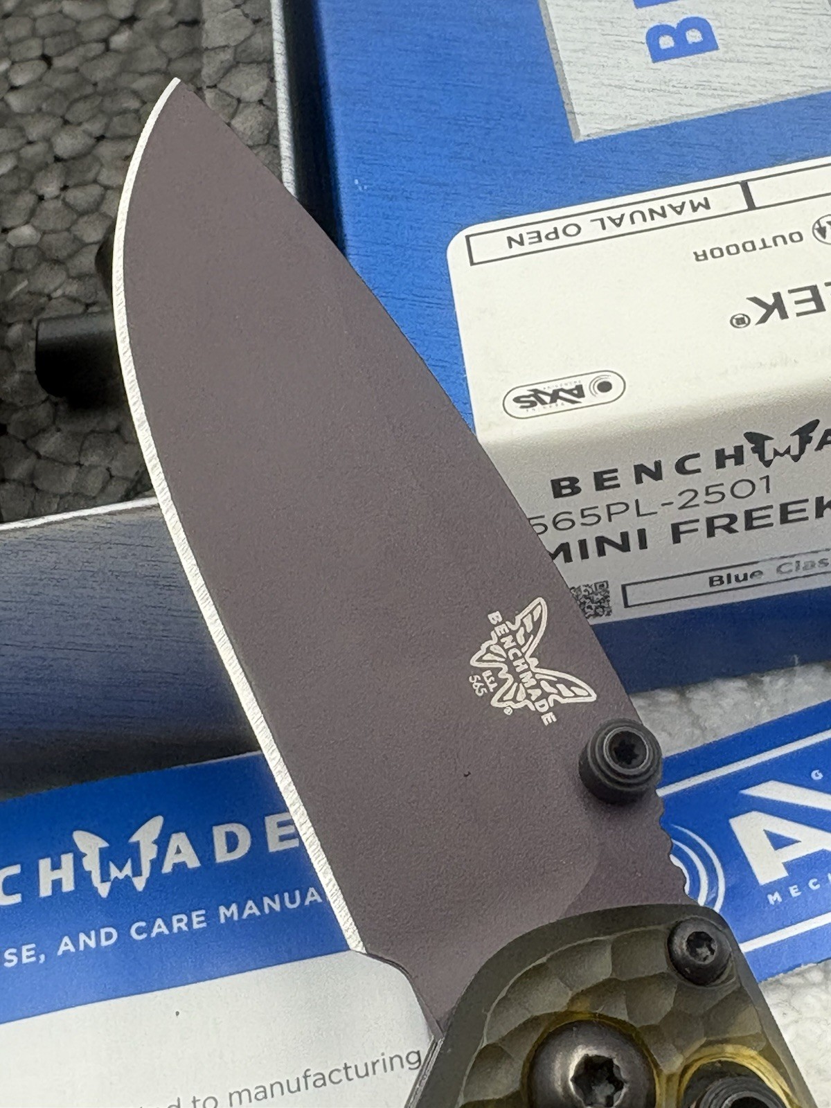 Benchmade 565PL-2501 Ltd Ed 2025 Shot Show Special Mini Freek NIB Made USA
