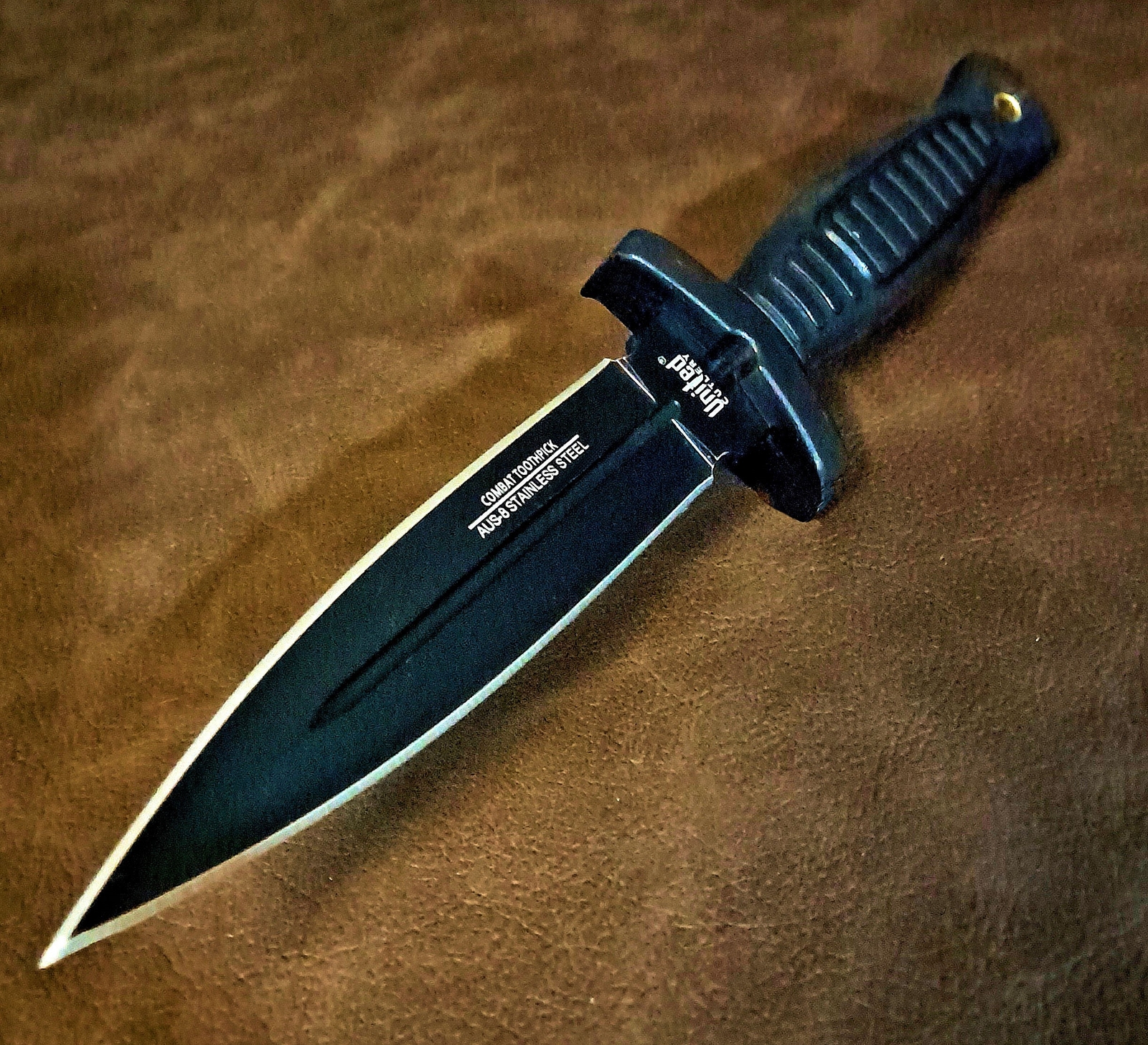 M48 Tactical Combat Double Edge Boot Knife With Shoulder Harness & Sheath