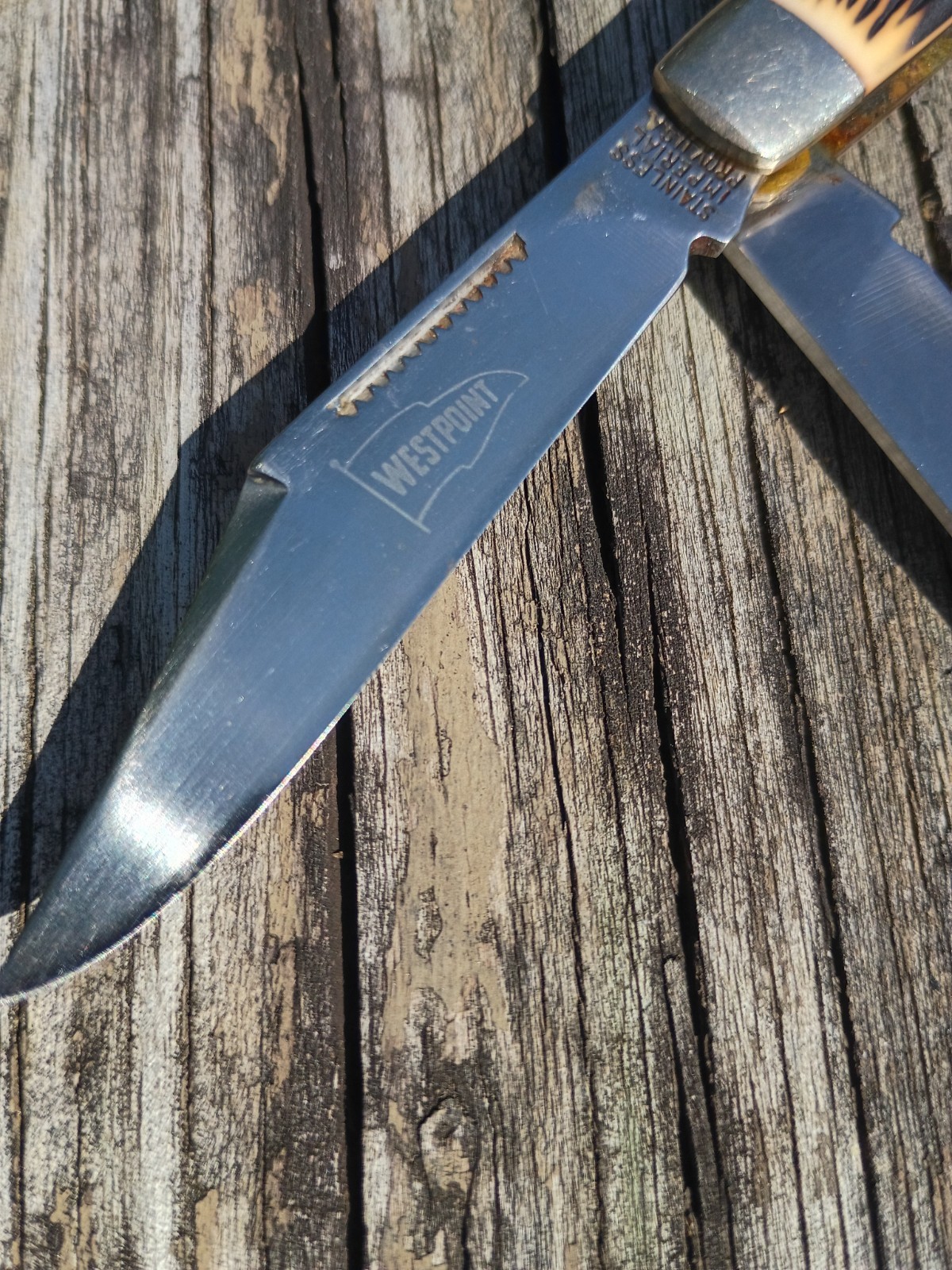 Imperial Diamond Edge 353 Stockman 4″ Closed West Point Made USA Carbon Steel ?