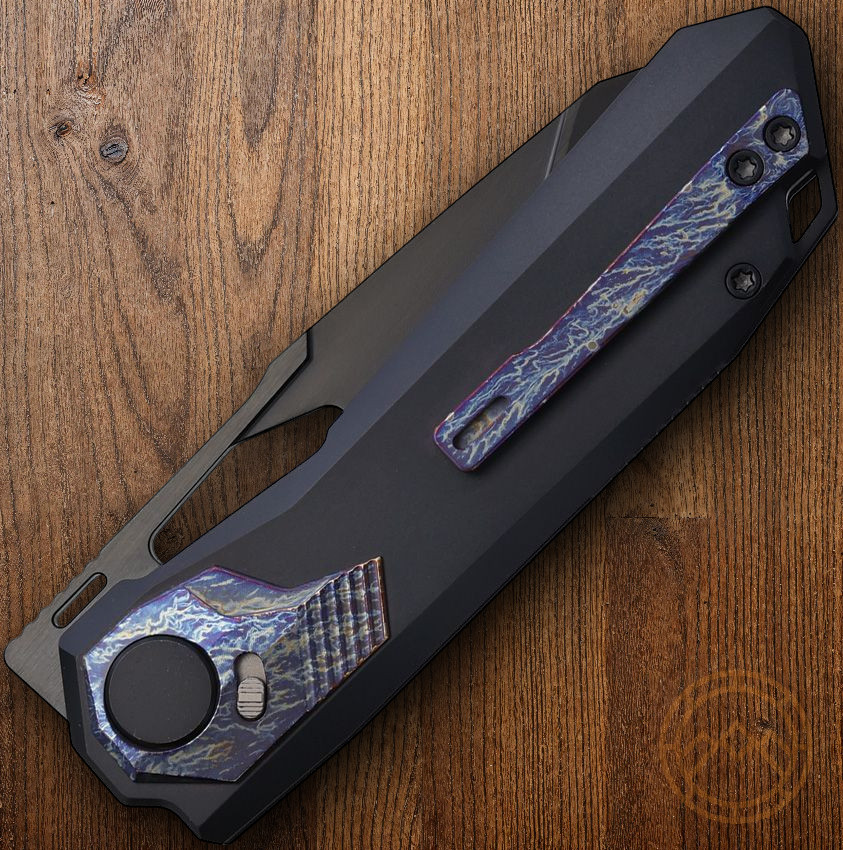 REMETTE Peregrine Folding Knife 3.13″ Bohler M390 Steel Blade Titanium Handle
