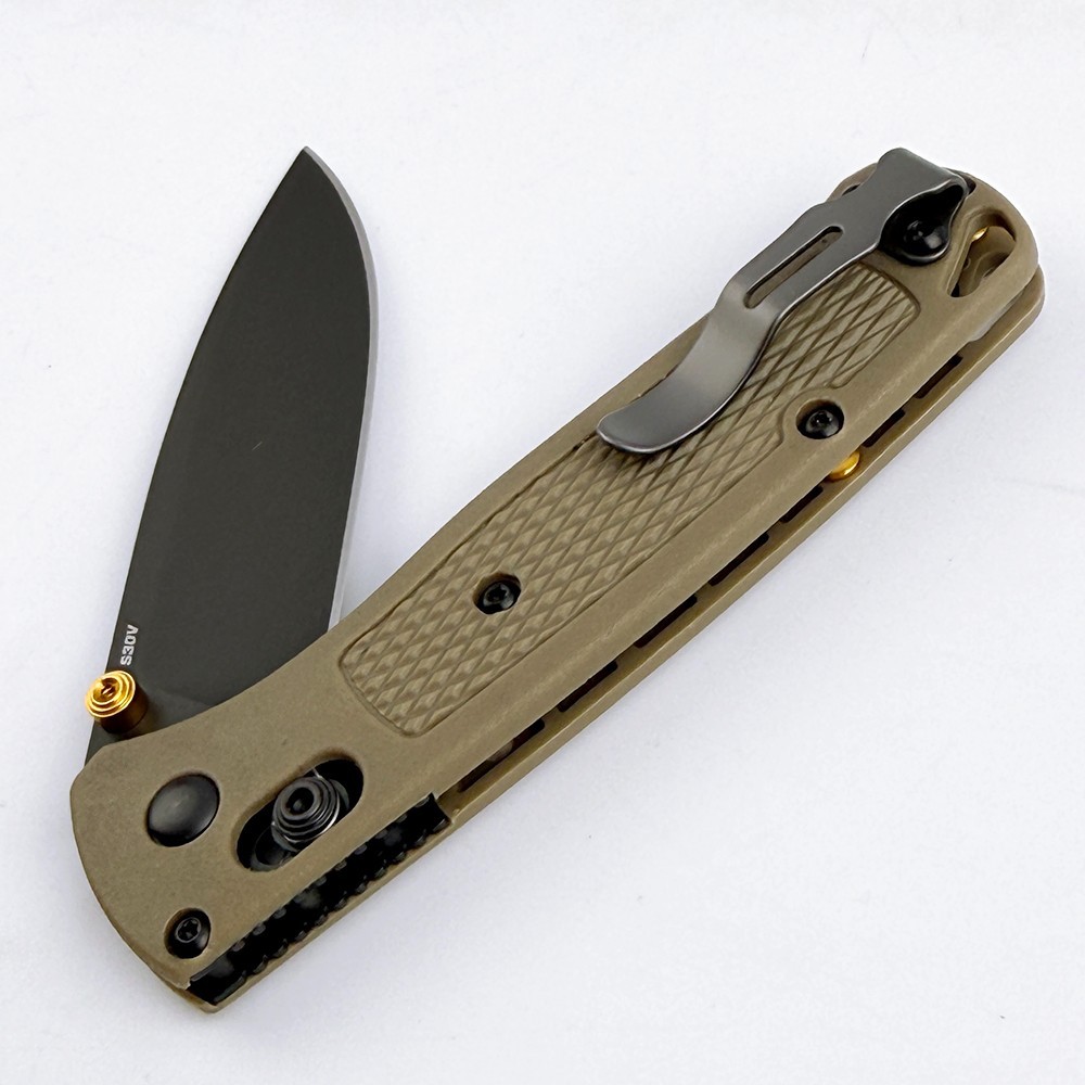 Benchmade Bugout 535GRY-1 CPM-S30V Drop-Point Ranger Green Grivory Folding Knife