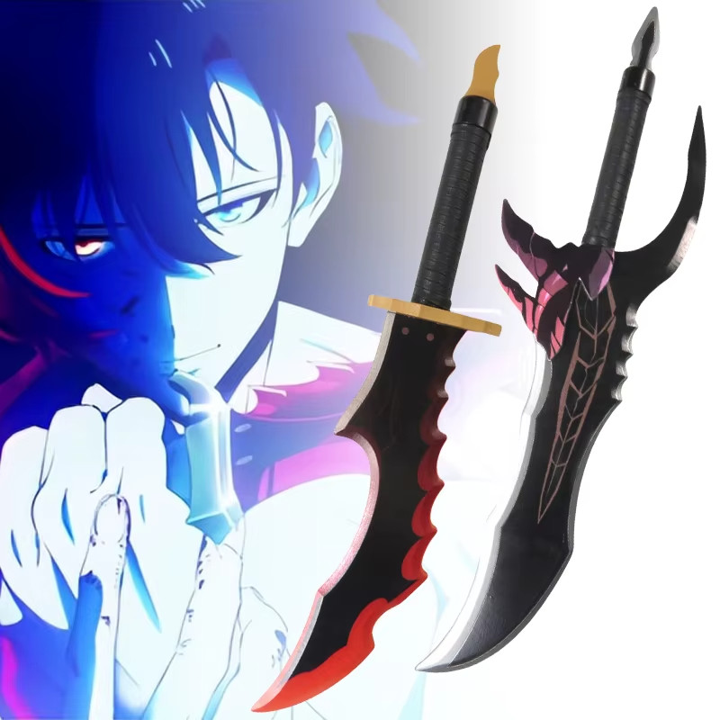 Sung Jin-woo Cosplay Knives Knife Dagger Sword Prop Roleplay Set US Seller