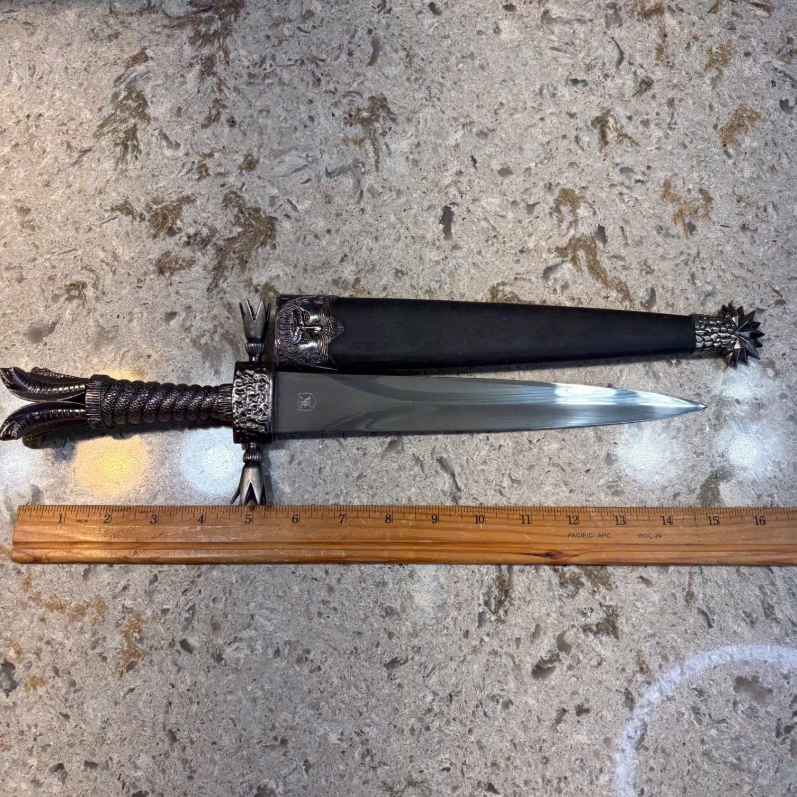 Marto of Spain Fantasy Dagger Cobra Snake Pommel Medieval Decorative Knife
