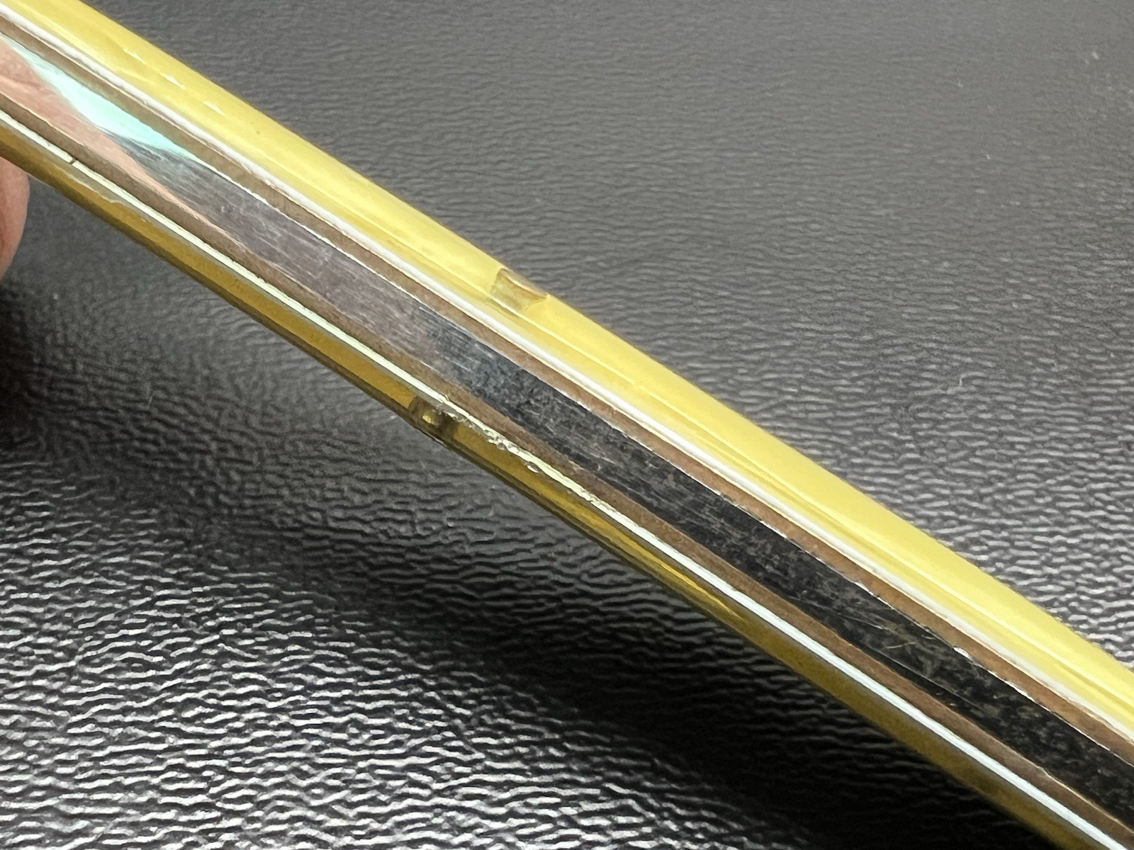 Vintage Keen Kutter Yellow Handle Pocket Knive Advertising Etched.