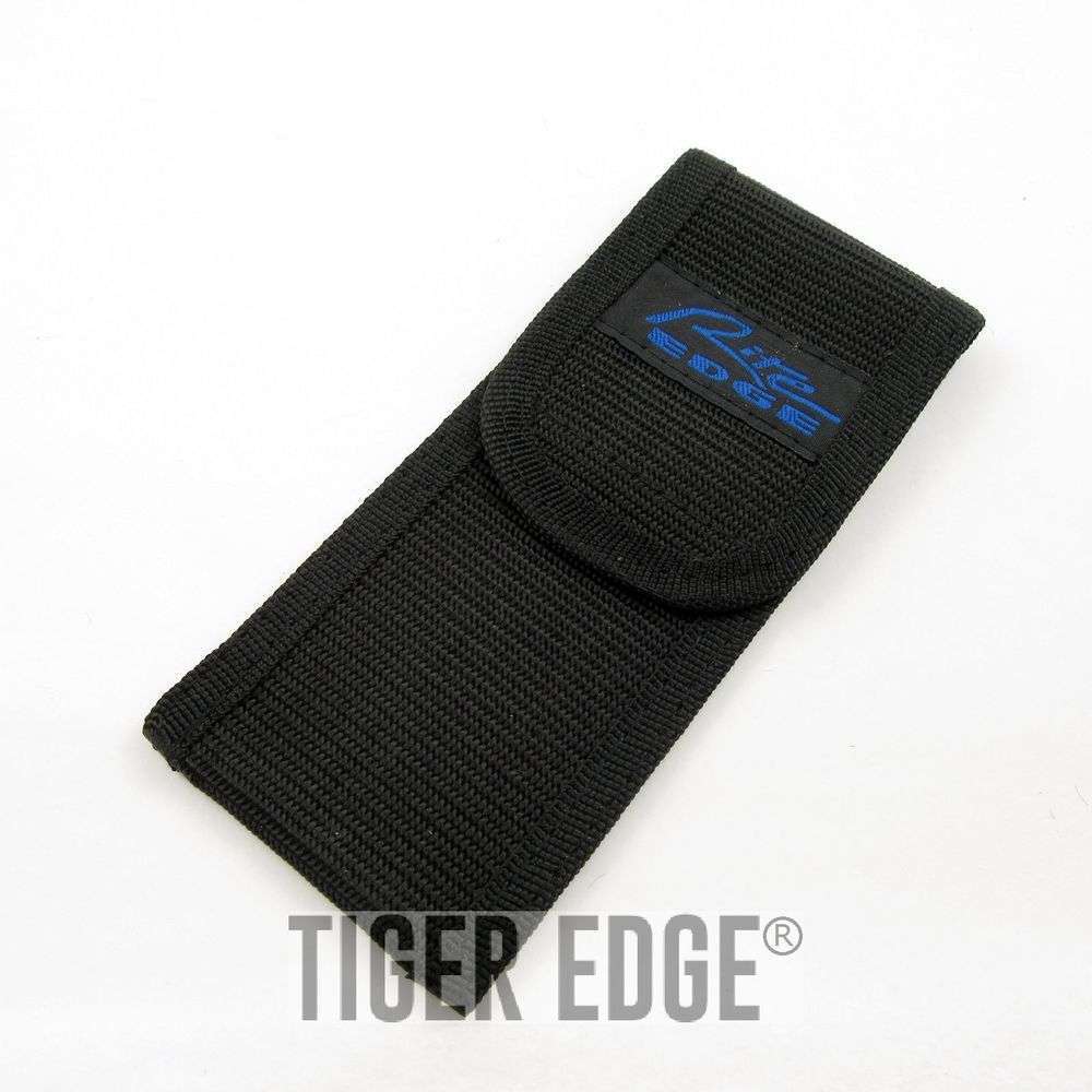 NEW Black Nylon Folding Knife Sheath Fits Up to 5″ Closed Knives Nylon Belt Loop