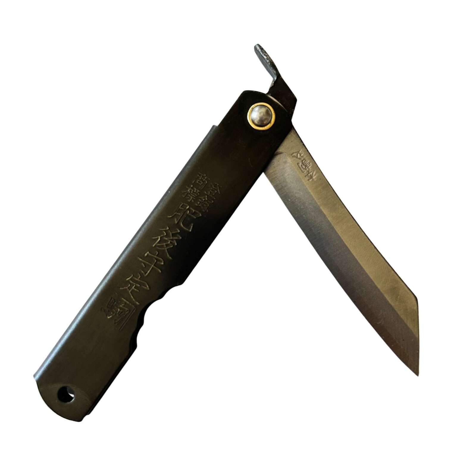 Japanese Higonokami Folding Knife, SK Steel 100mm Black -Free Shipping,US Seller