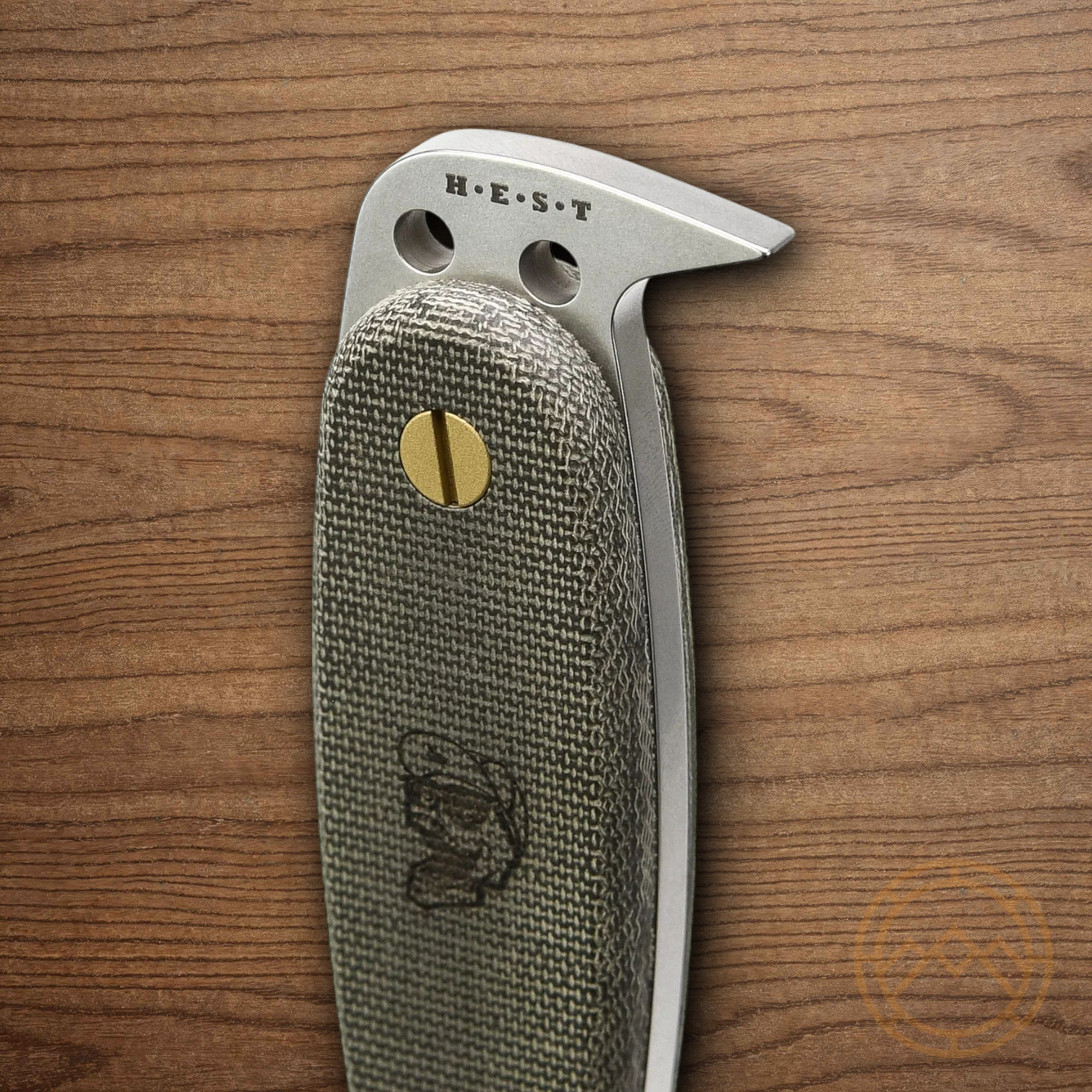 DPx Gear HEST Original Fixed Knife 3.13″ CPM MagnaCut Steel Blade Micarta Handle