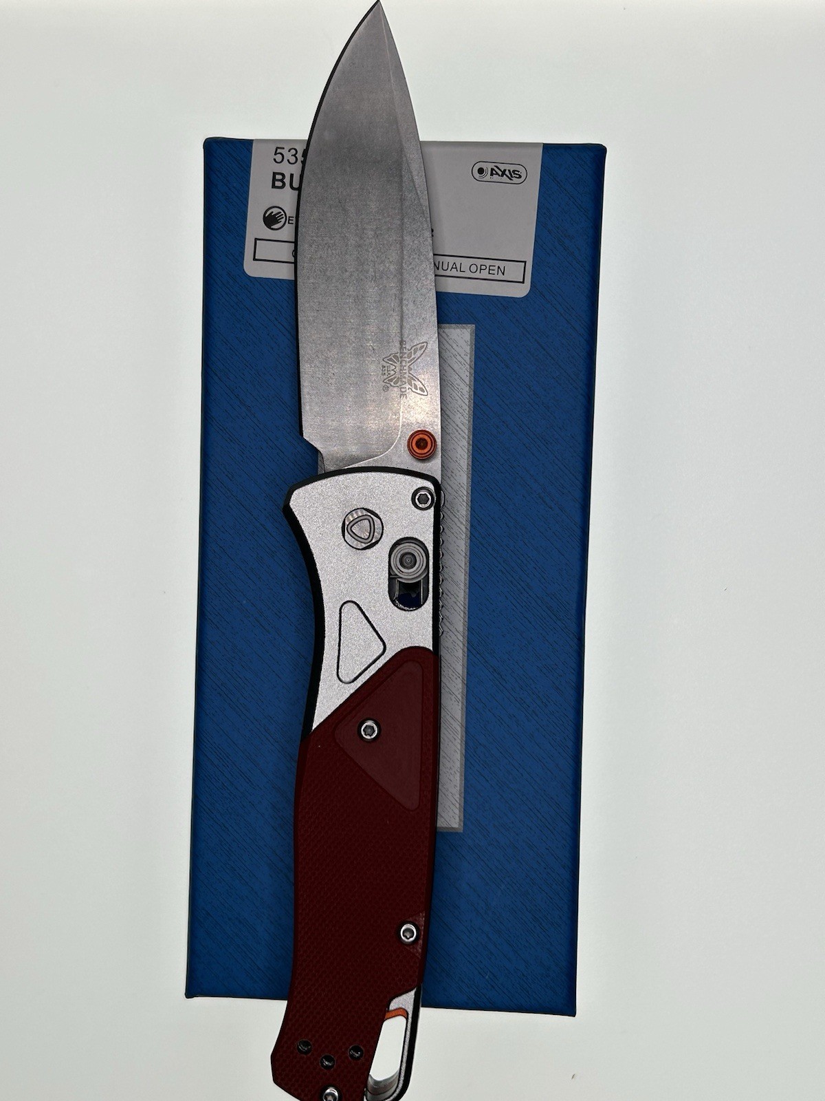 Benchmade Bugout 535-09 Pocketknife CPM-S90V Drop Point Plain Axis Lock Manual