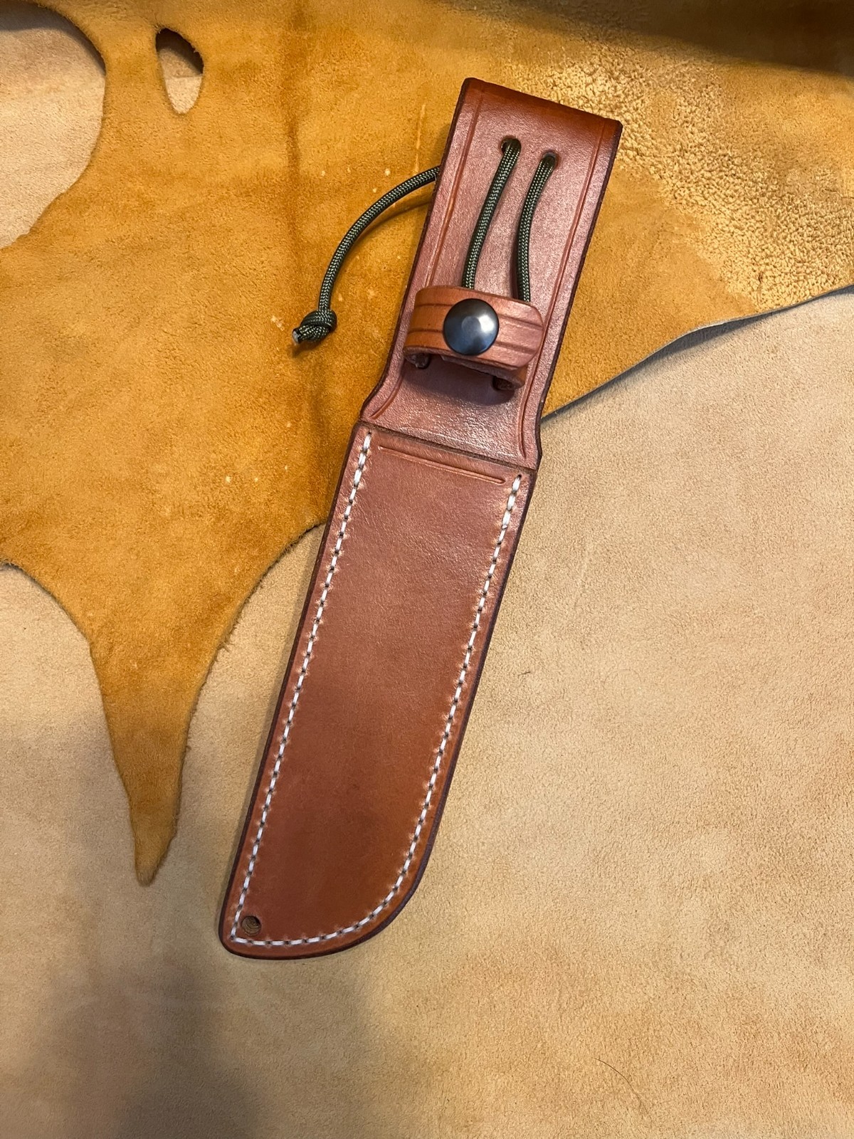 CUSTOM LEATHER SHEATH FITS PUMA WHITE HUNTER **LEFT HAND** WESTERN* SHEATH ONLY*
