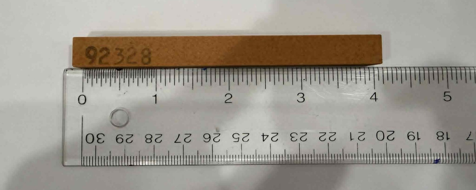 Vitrified A/O Square File Stone (4 x 3/8 x 3/8- Fine India Grade) (5 Pk)