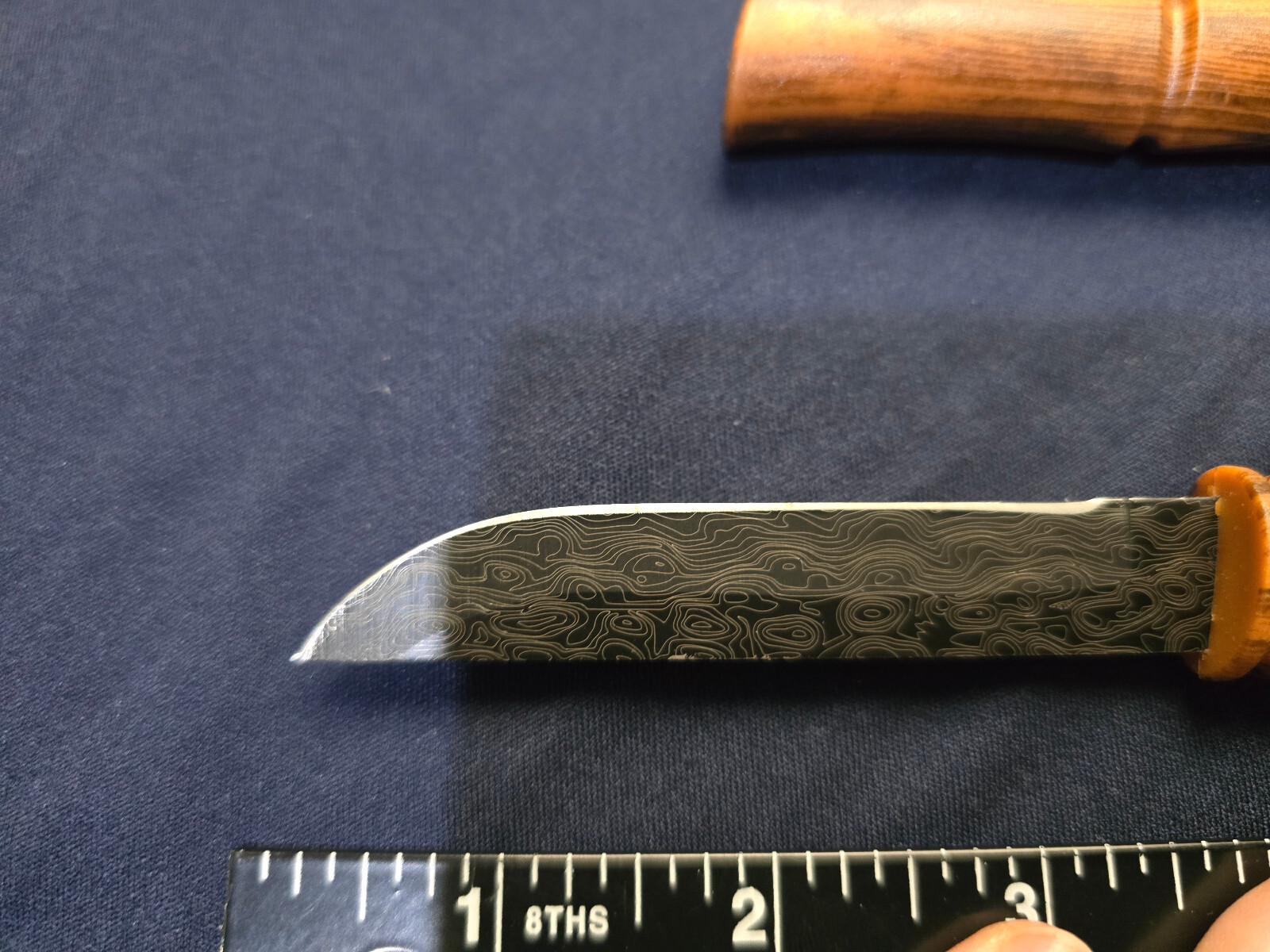 Concealed neck knife, boot knife – bamboo shaped (acrylic/plastic material)