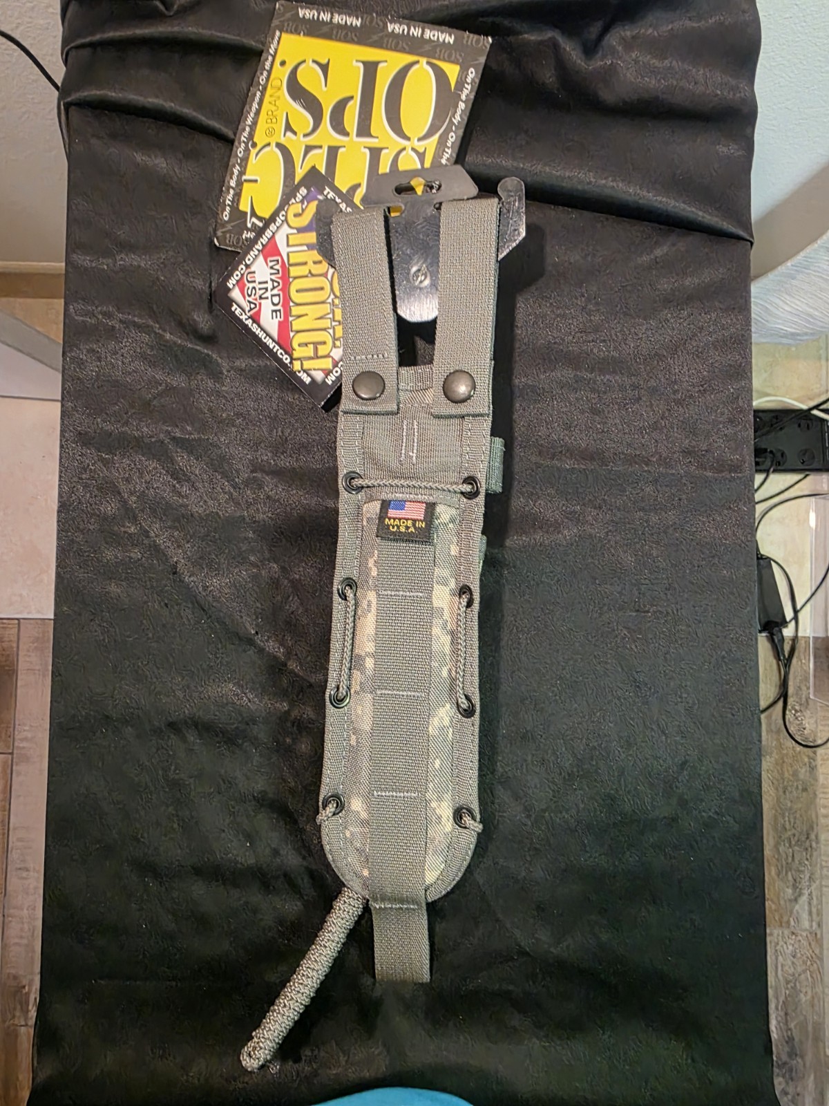 New Spec Ops Combat Master Utility Knife Sheath, Short, Camo 100420113