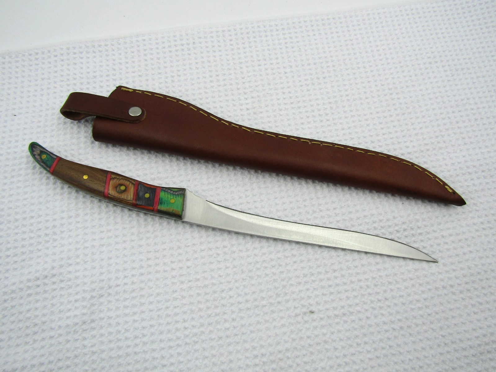 Cutlery Salvation Custom Made Steel Knife 11 1/2″ with Sheath