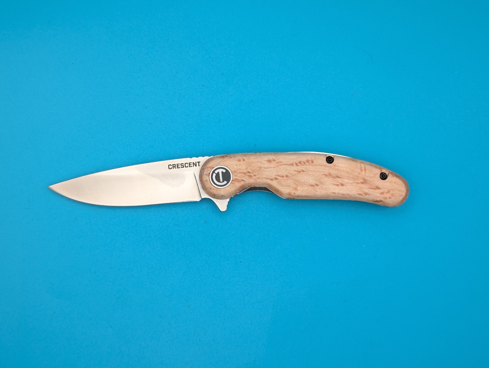 Crescent 3-1/4In Drop Point Aluminum Handle Pocket Knife CPK325A 3.25″ Used