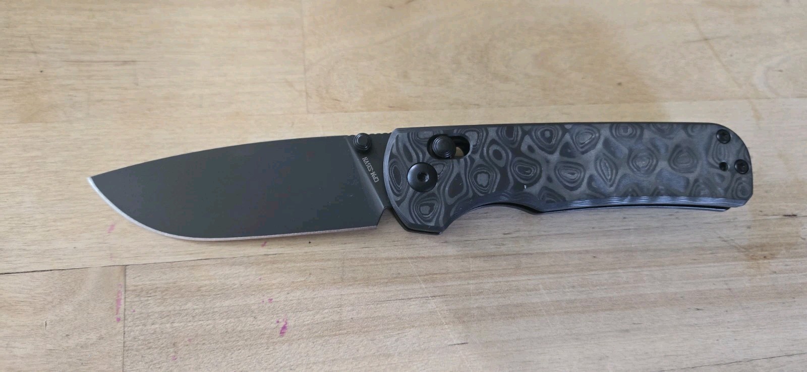 Oknife Limited Edition Rubato 4 Rail Lock Folding Knife Carbon Fiber CPM-S35VN
