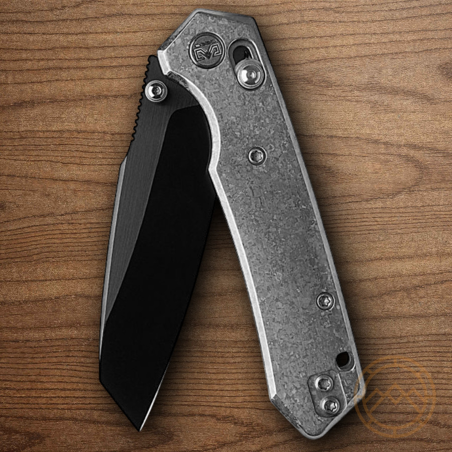 Miguron Knives Vatso Folding Knife 3″ Bohler M390 Steel Blade Titanium Handle