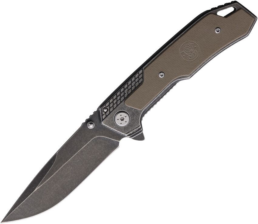 Smith & Wesson Framelock Folding Knife 3¾» Stainless Blade Stainless/G10 Handle