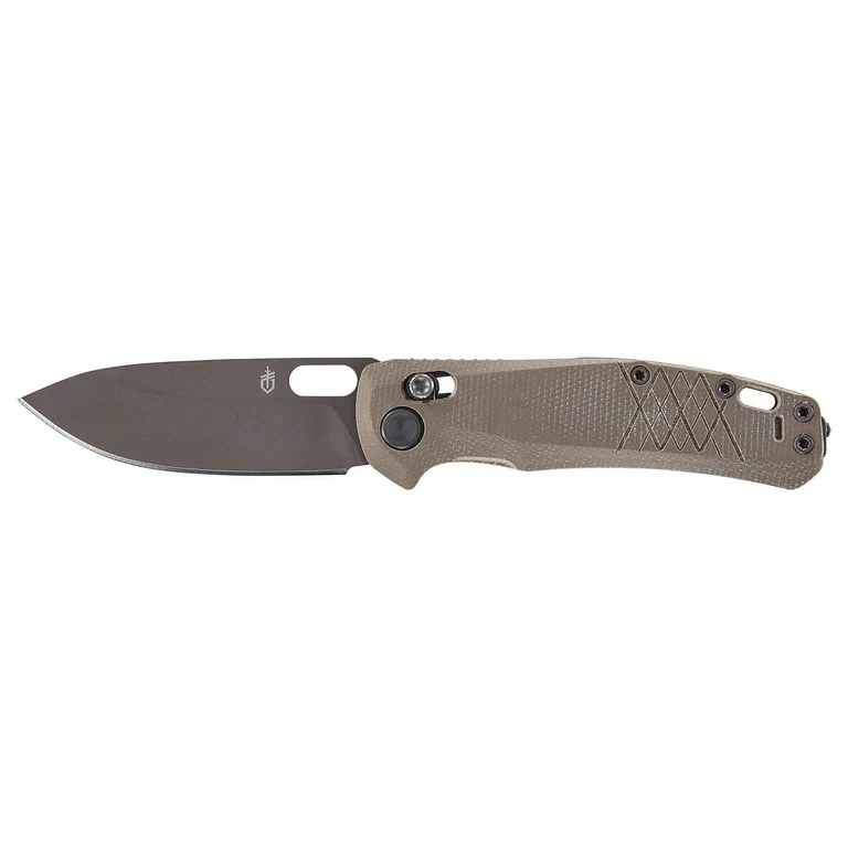 Gerber Scout Folding Pocket Knife Micarta Handle Drop Point Blade EDC Outdoor