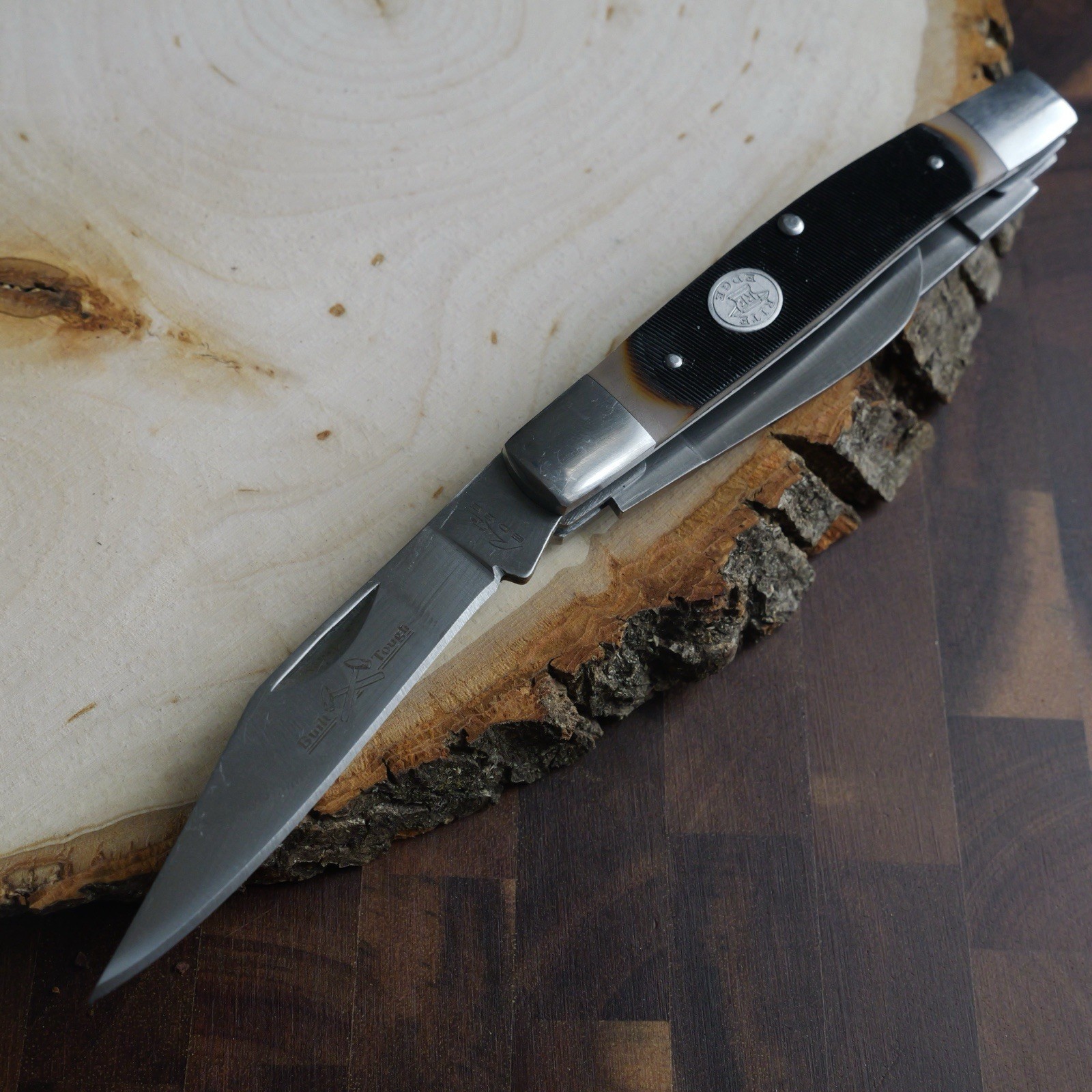 4” Stockman Knife Classic Folding Pocket Knife 3 Blades Sharp Delrin Handle Edc
