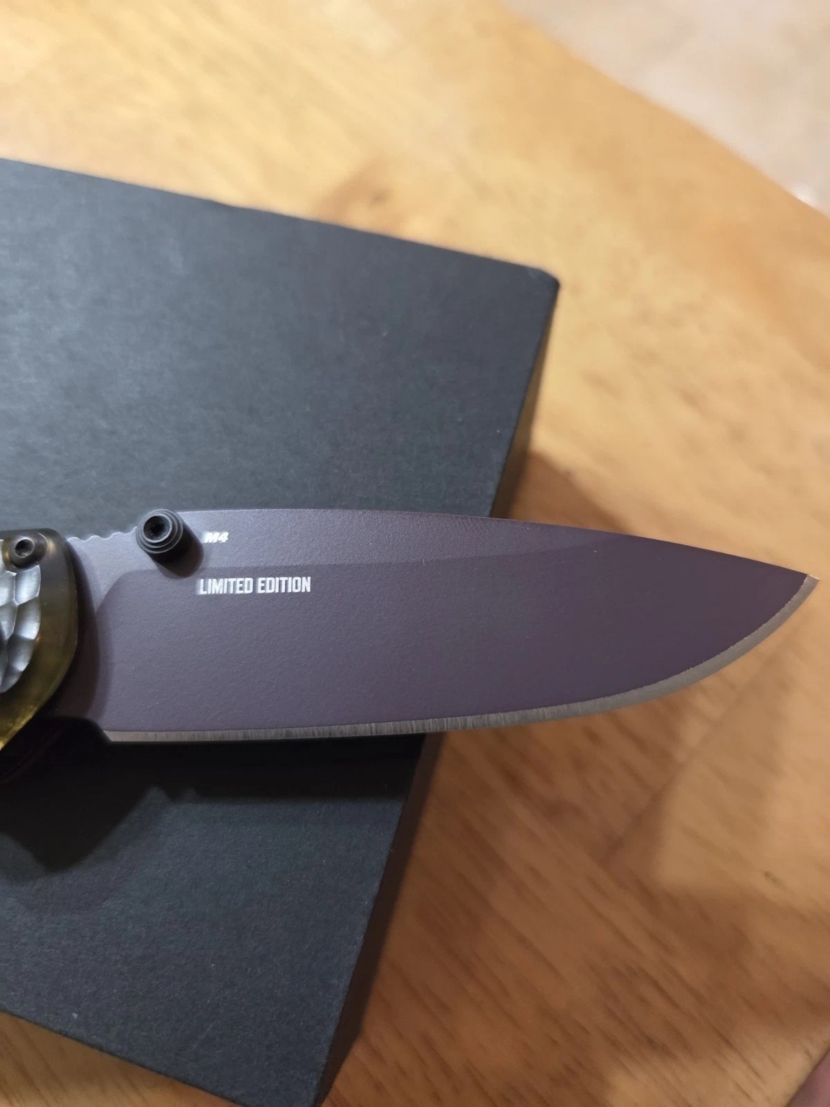 Benchmade 565PL-2501 Amber Folding Pocket Knife Manual EDC Tool
