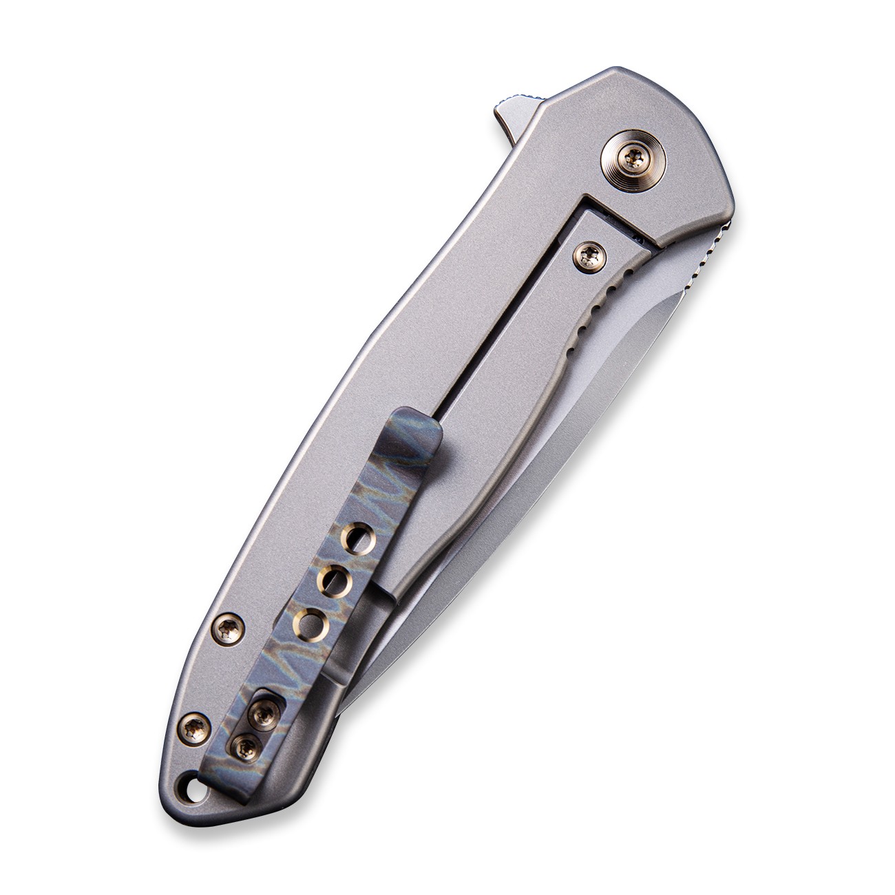 WE KNIFE Kitefin Frame Lock 2001B Knife CPM S35VN Shredded Carbon Fiber Titanium