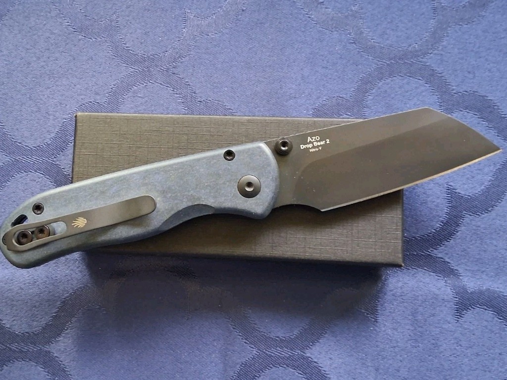 🔥 KIZER – Drop Bear 2 EDC Knife w/ Nitro-V Blade & Richlite Handle (V3619.2CS1)