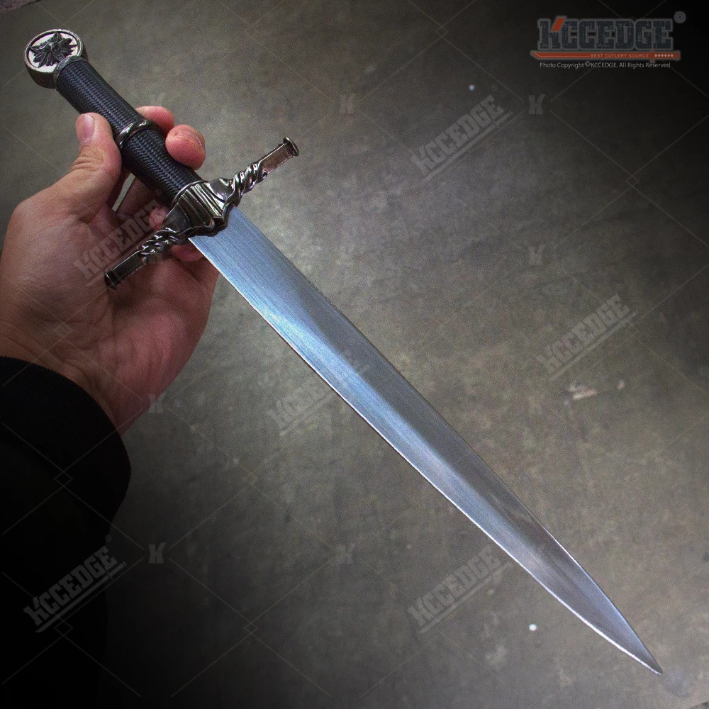16″ Witcher 3 Stainless Steel Blade Dagger Medieval Fixed Blade Knife