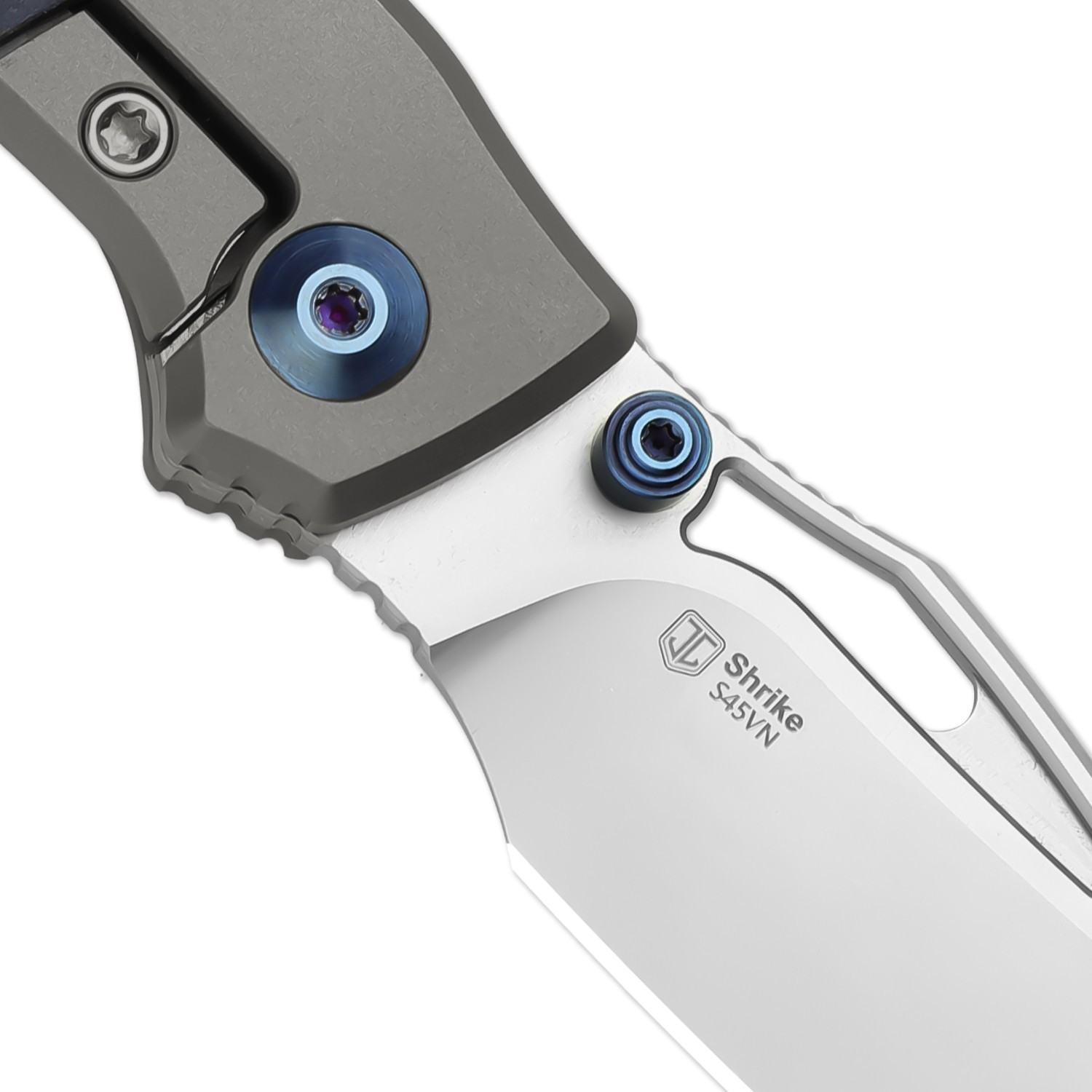 Kizer Shrike EDC Folding Pocket Knife S45VN Blade Titanium & Richlite Handle