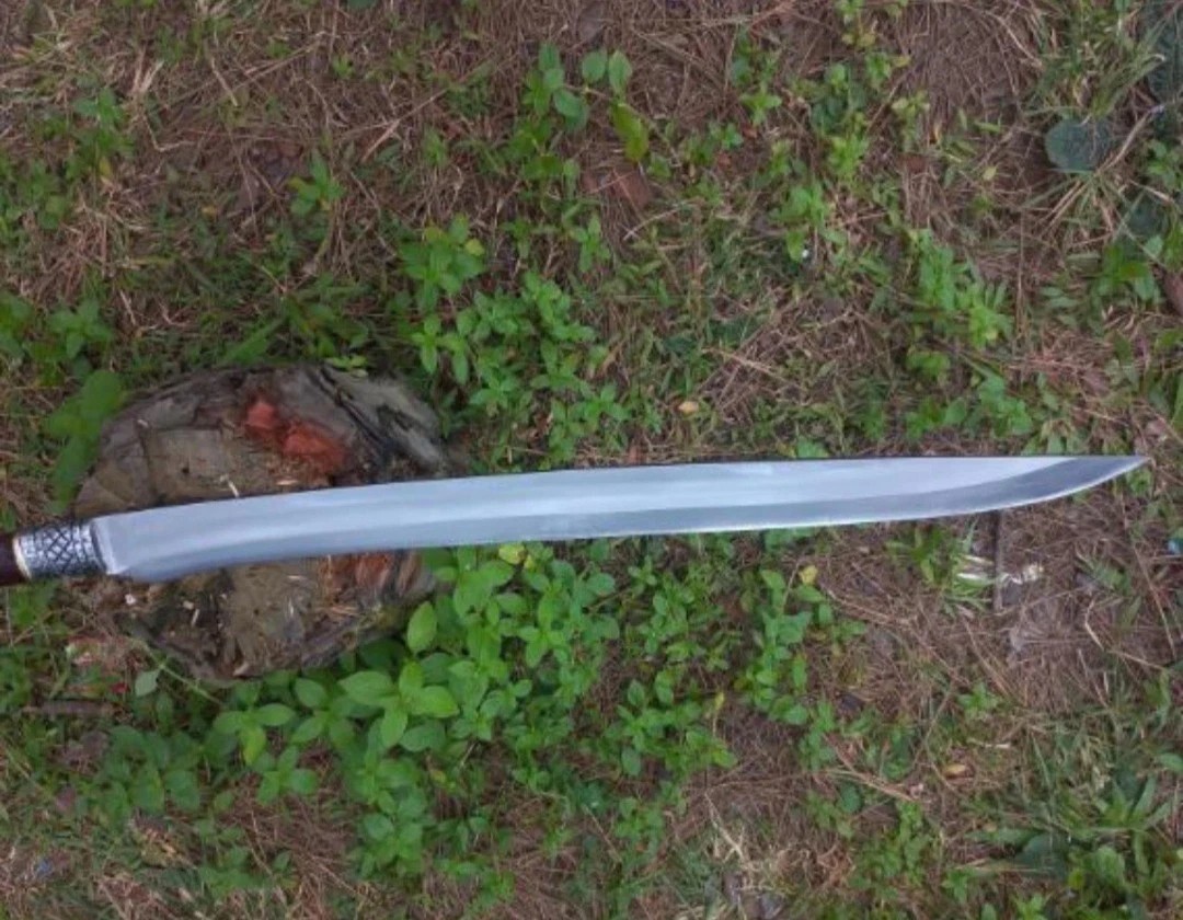 Custom Handmade Carbon Steel Blade Tactical Viking Sword | Hunting Sword Camping