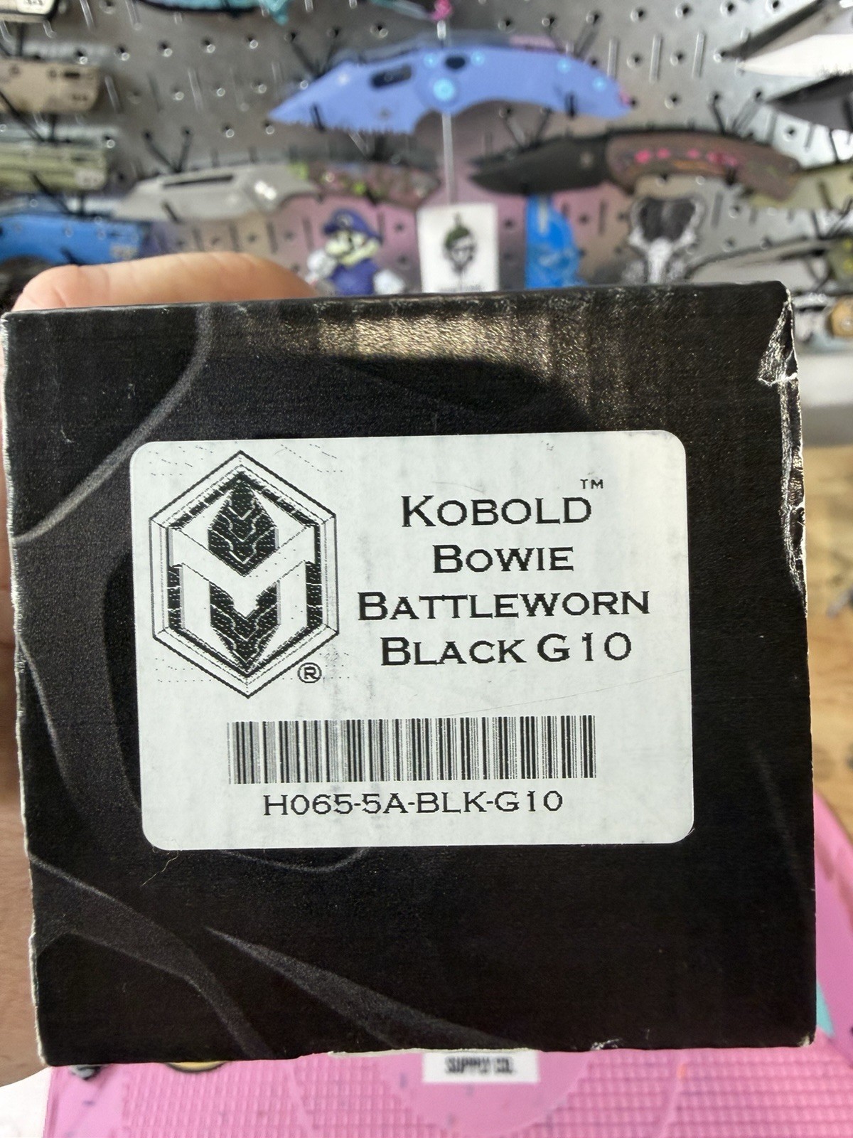 HERETIC KNIVES KOBOLD BOWIE KNIFE BATTLEWORN BLACK