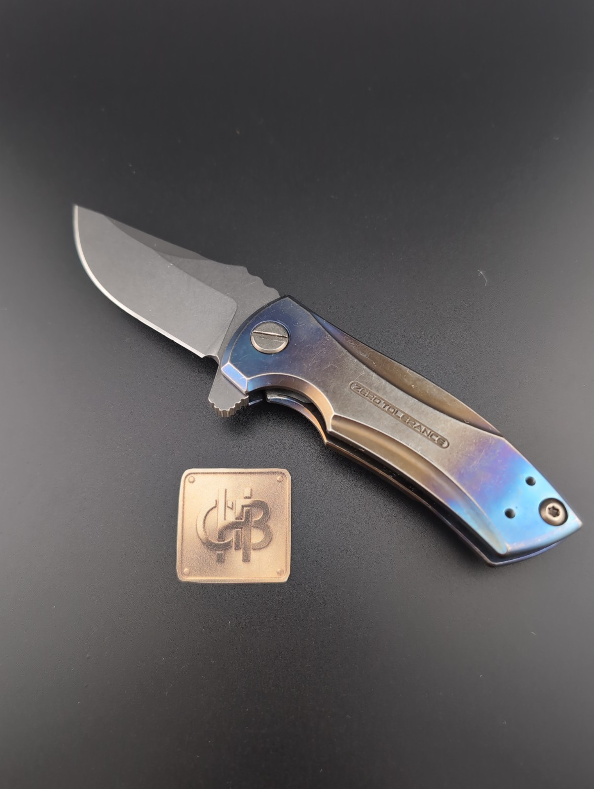 Zero Tolerance – ZT 0900 Les George Flame Anodized Titanium – BS-69